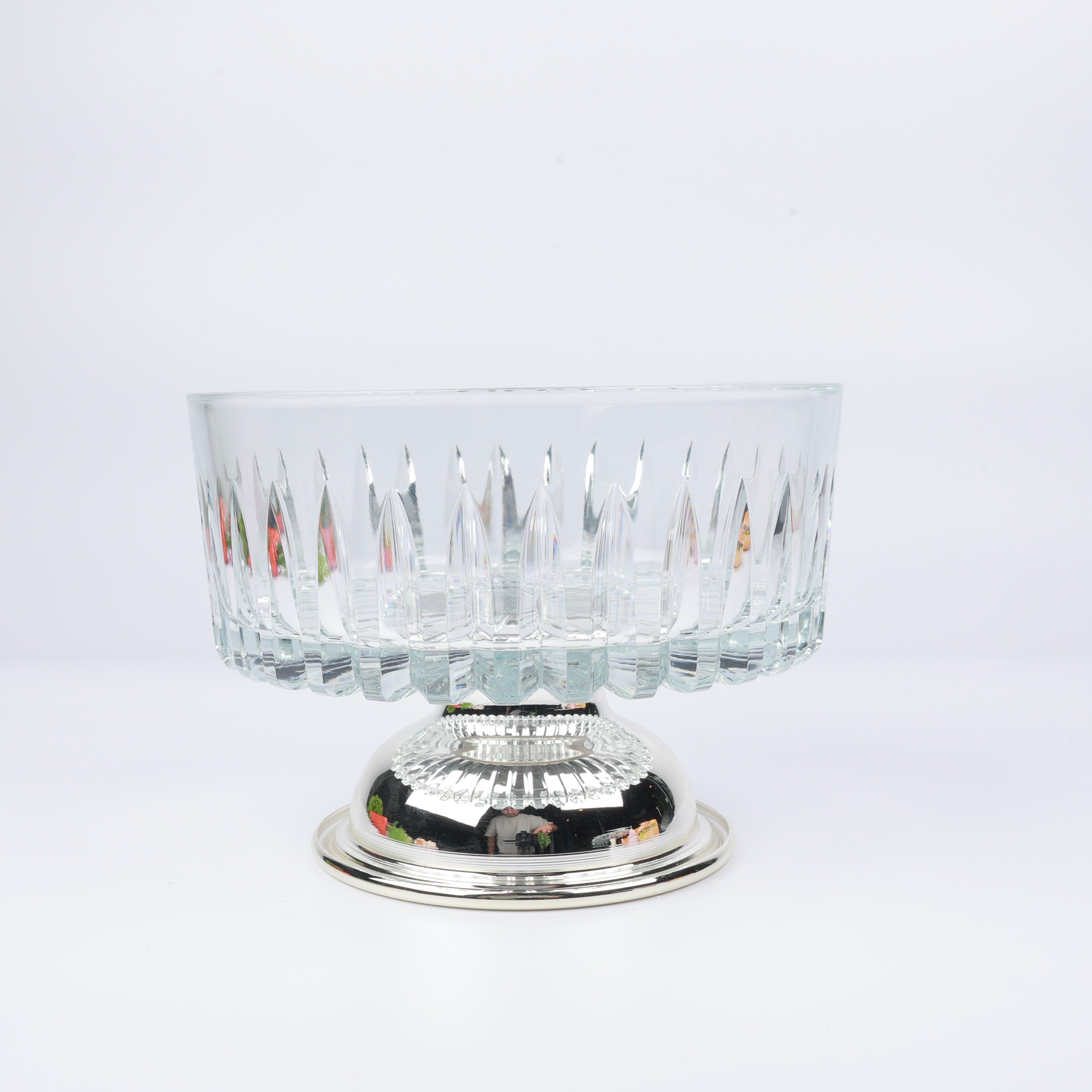 Select Gümüş Ayaklı Salata Kasesi 19 Cm