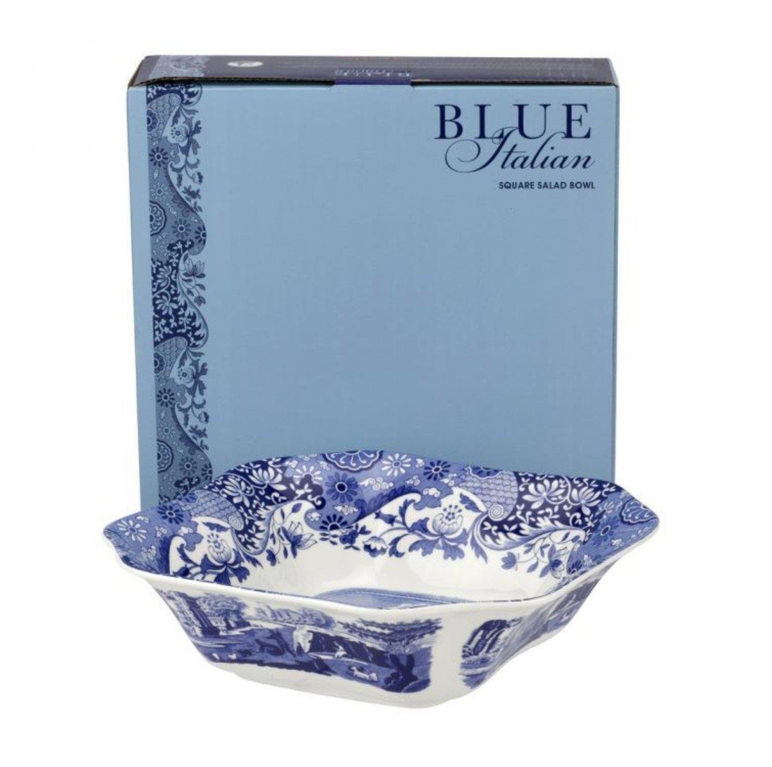 SPODE BLUE ITALIAN SALATA SERVIS KARE 24CM