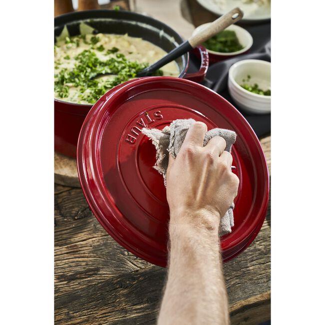 STAUB 405098520 DÖKÜM TENCERE YUVARLAK KIRAZ 28 CM