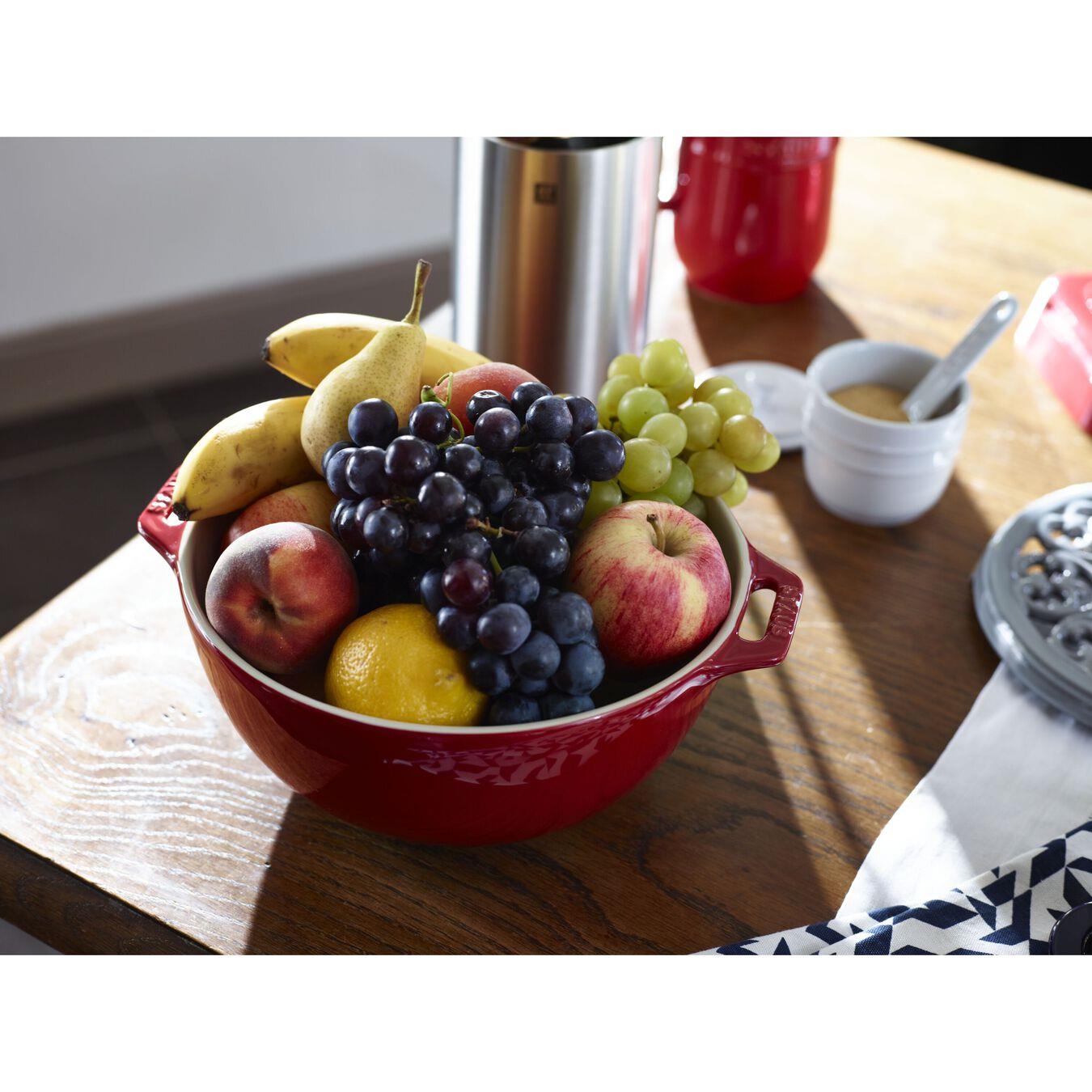 STAUB 405107970 BUYUK SERVIS KASESI KULPLU 25CM KIRMIZI