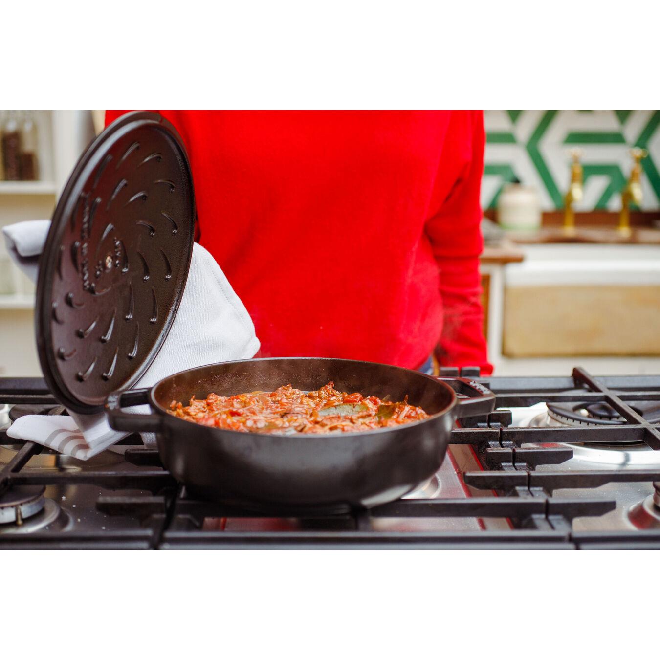 STAUB 405114730 SAUTE PAN CHISTERA LID ROUND 24 CM