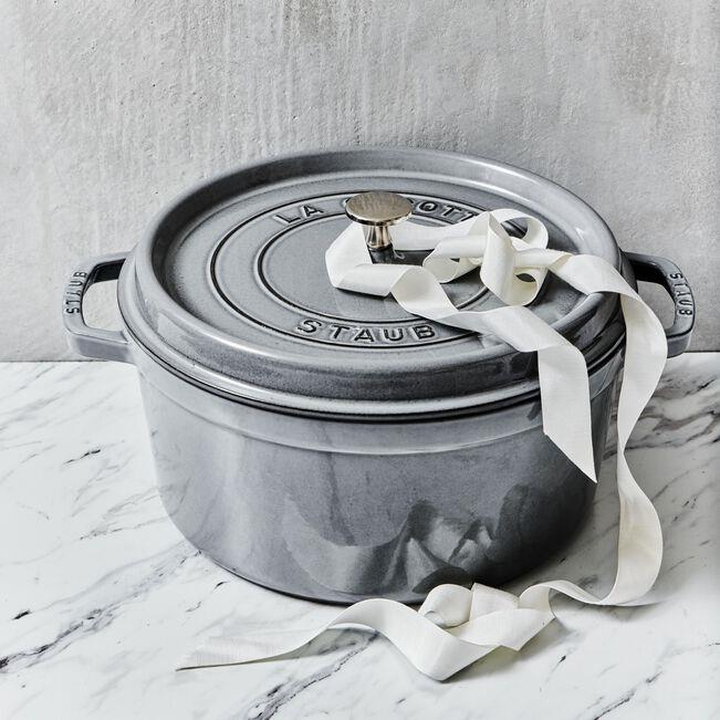 Staub LA COCOTTE Döküm Tencere Grafit Gri 24 cm 3,7 l yuvarlak