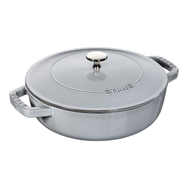 Staub LA COCOTTE Sote Tenceresi Chistera döküm demir 24 cm Grafit Gri