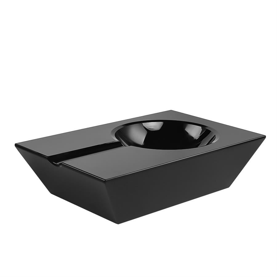 System Bathroom Accessories Cyrstal Ashtray Black