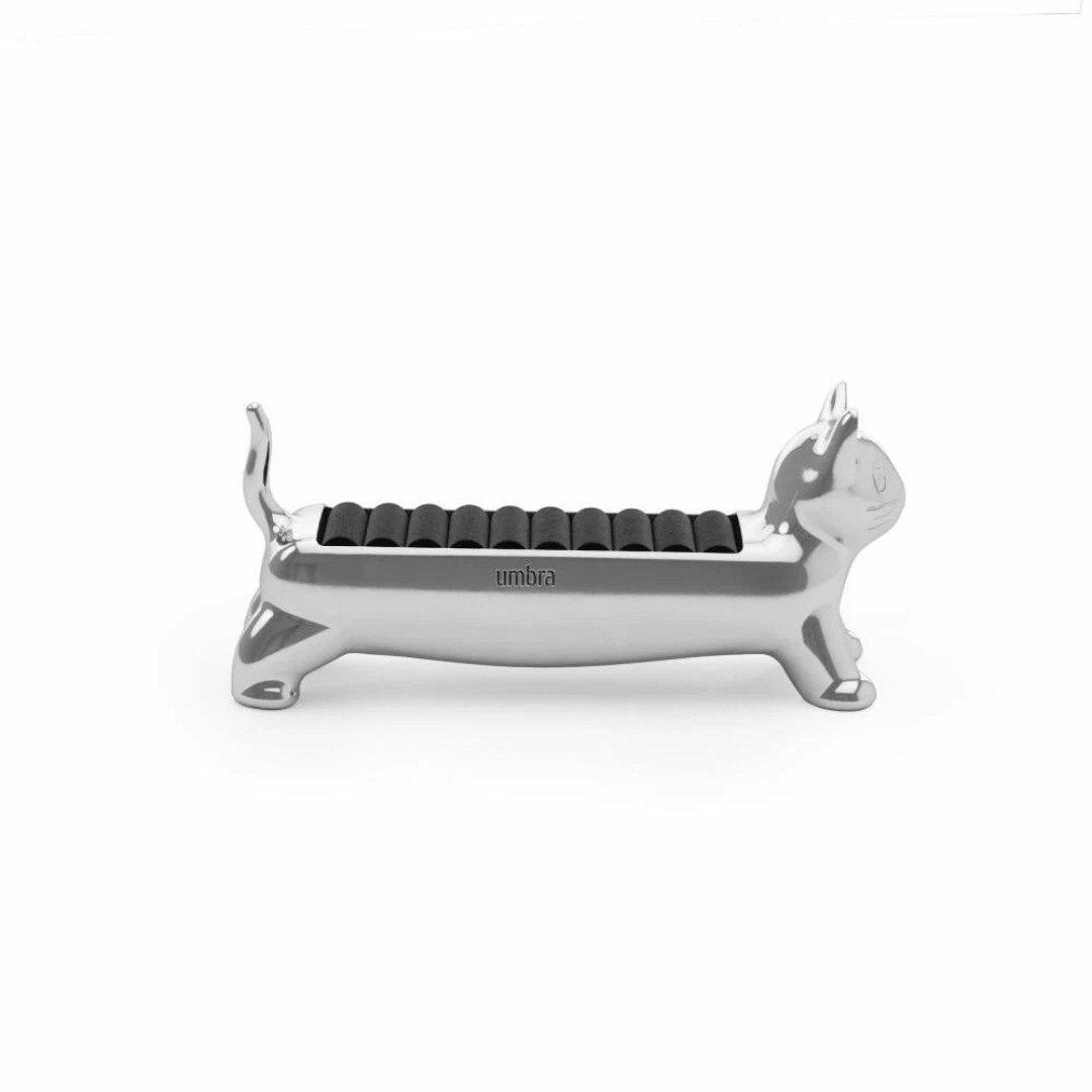 Umbra Alı Cat Yüzük Tutucu Krom Renk 4 X 5,5 X 12 Cm