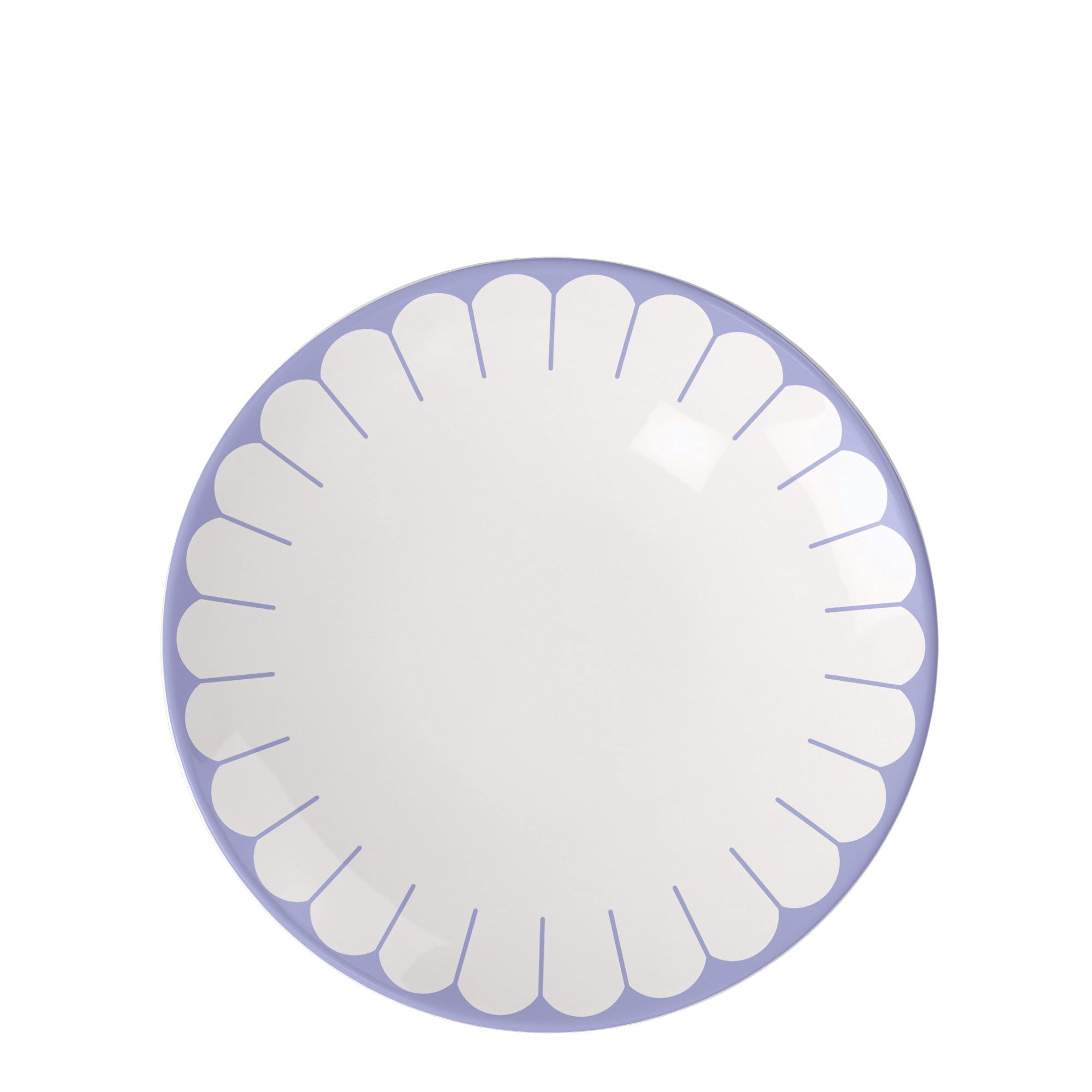 Vb Fleur Bleu - Pasta Tabagı, 21 Cm, Mavı