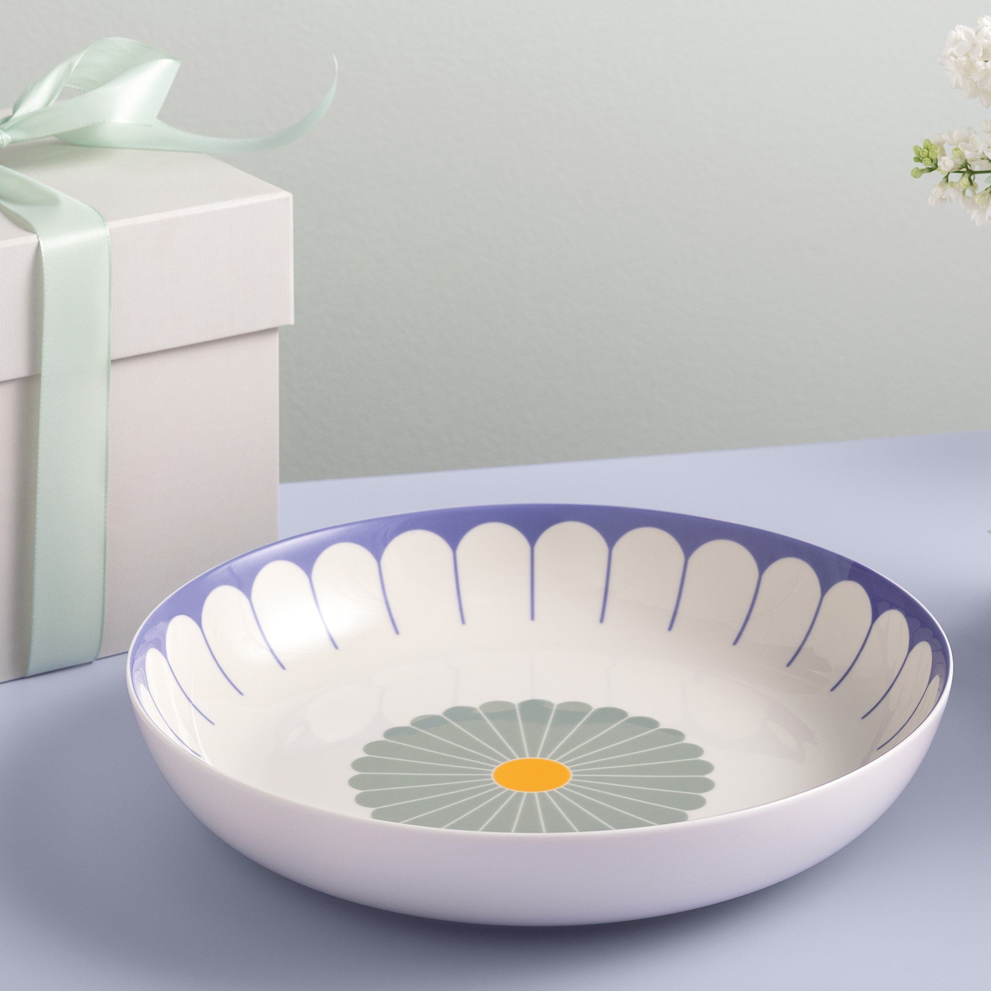 Vb Fleur Couleur - Servıs Kasesı, 38 Cm, 3.4 L, Cok Renklı
