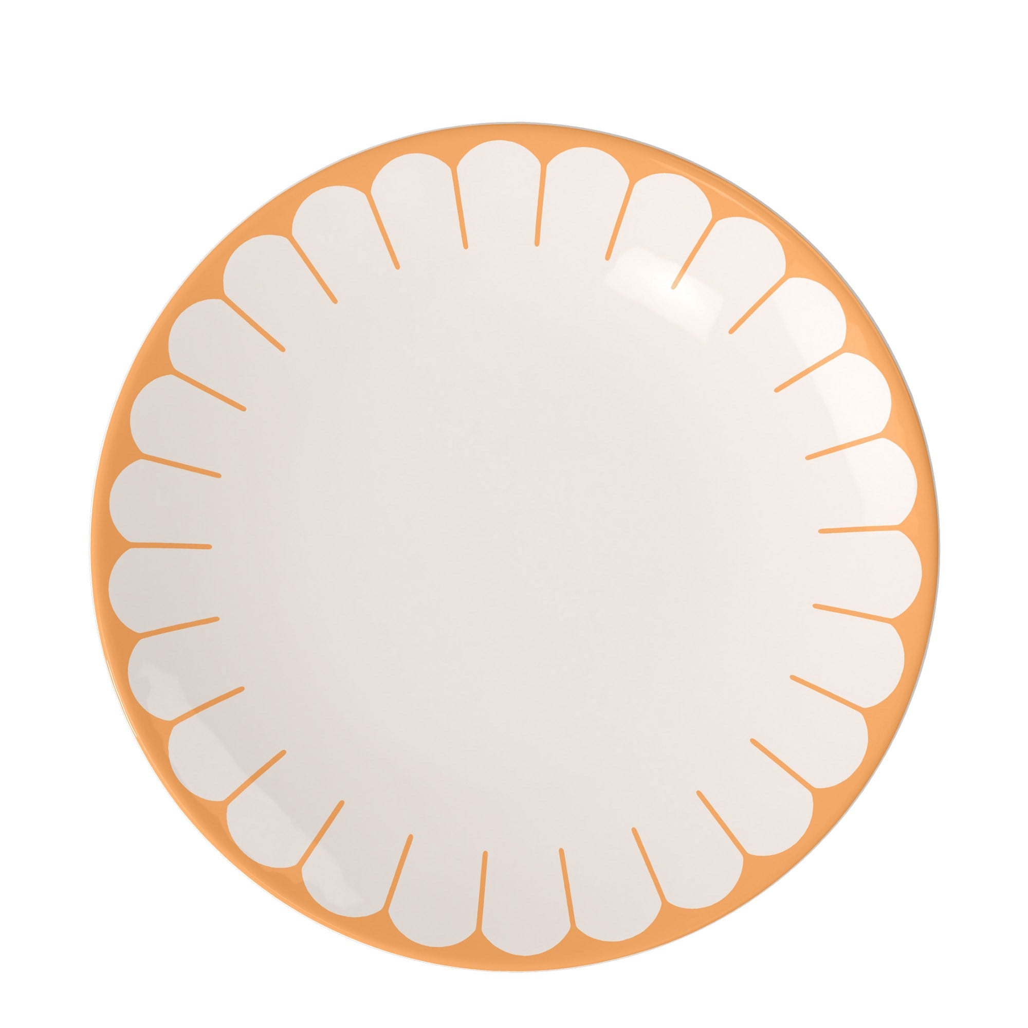 Vb Fleur Soleıl - Yemek Tabagı, 26,5 Cm, Turuncu