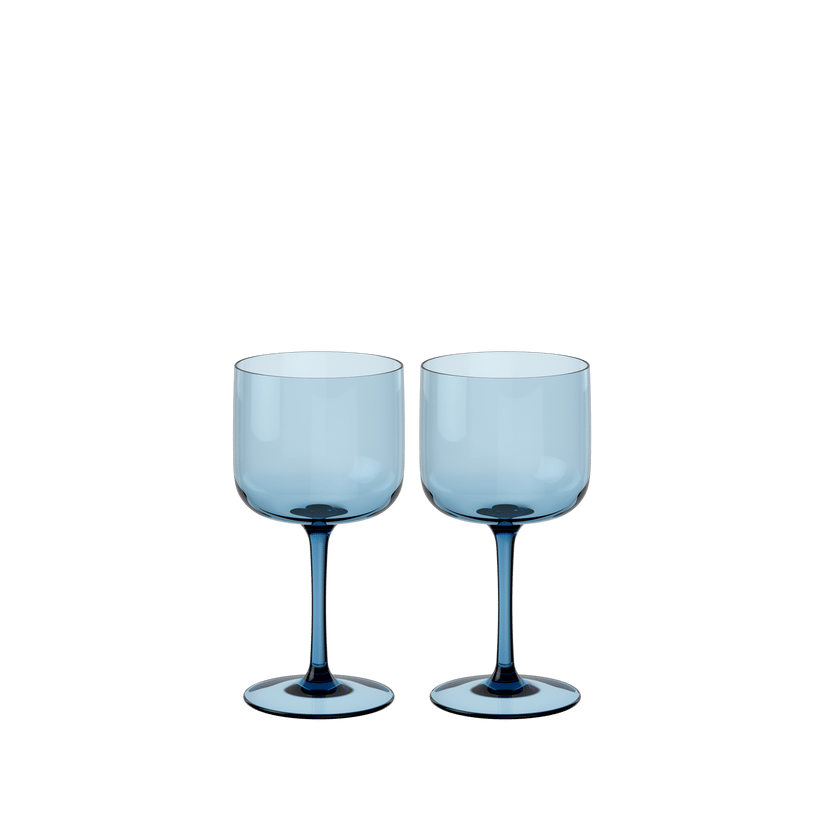 Vb Lıke Ice Kr-k-beyaz Sarap Kadehı, 85 Mm, 2 Lı Set, Mavı