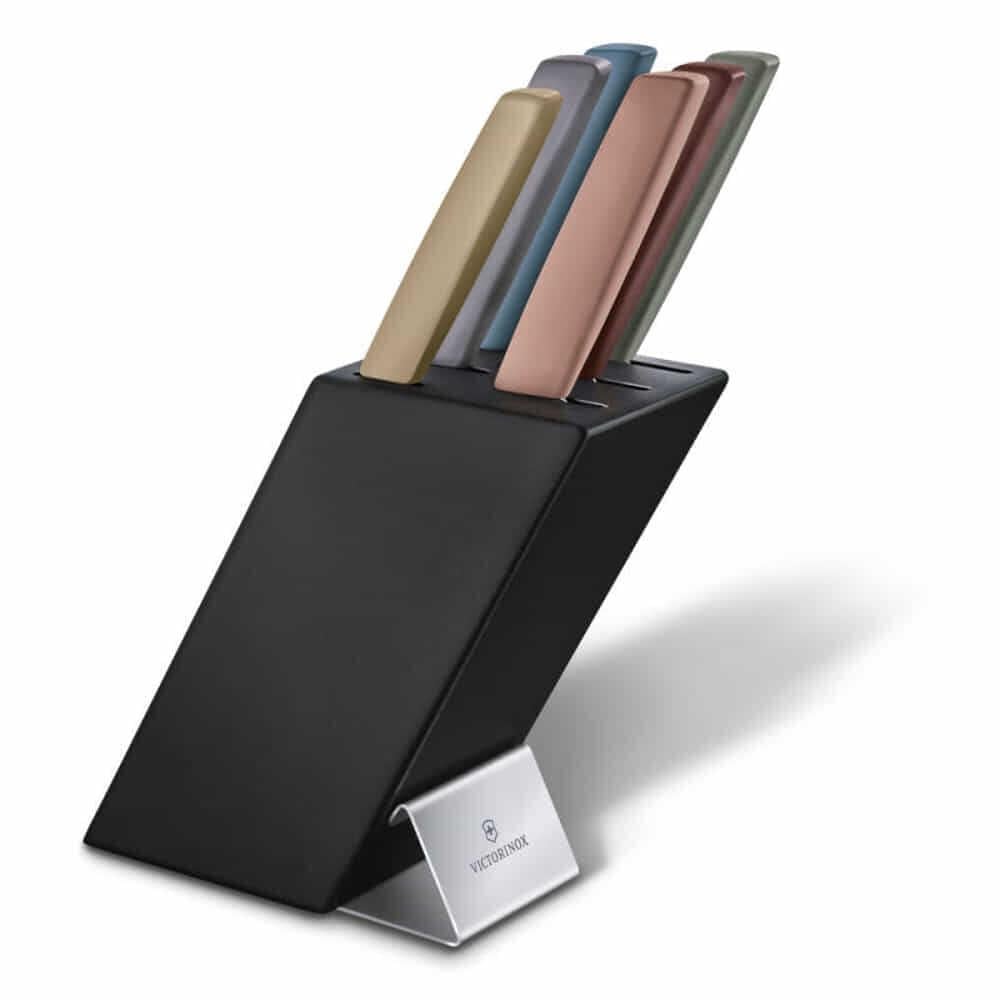 VICT. SWISSMODERN RENKLİ BIÇAK BLOK SET 6 AD. SYH