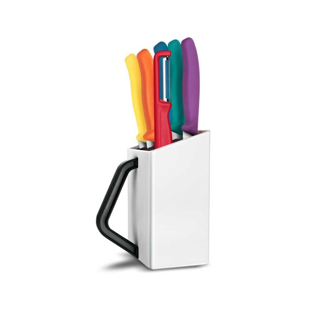 VICT.SWISS CLASSIC BIÇAK BLOK SET 7 AD.MULTICOLOR