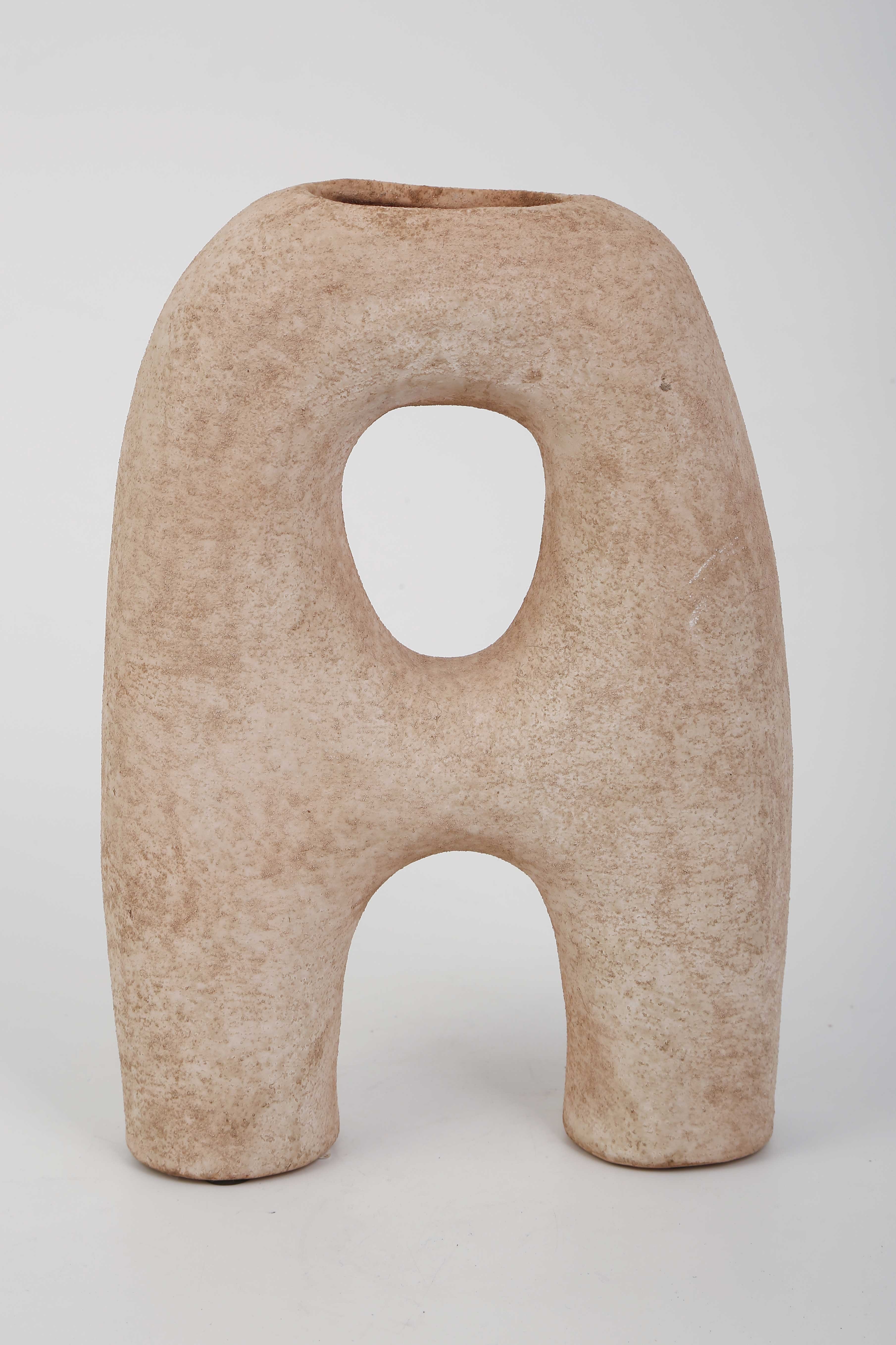 Vitale Lidya Terakota Oyuk Vazo 18*6.5*25.5 Cm