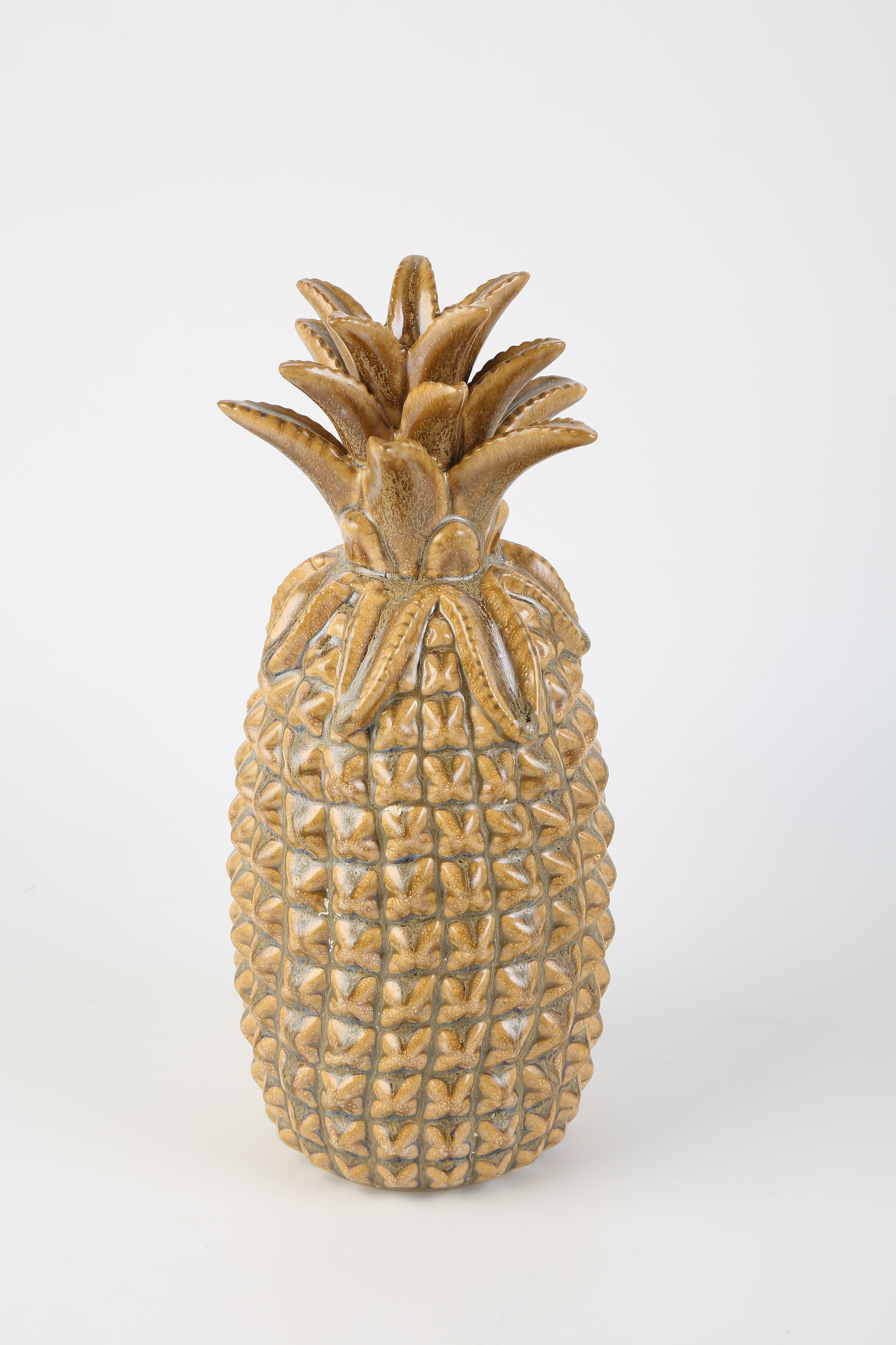 Vitale Seramik Ananas Dekor 13.7*13.7*31.5 Cm