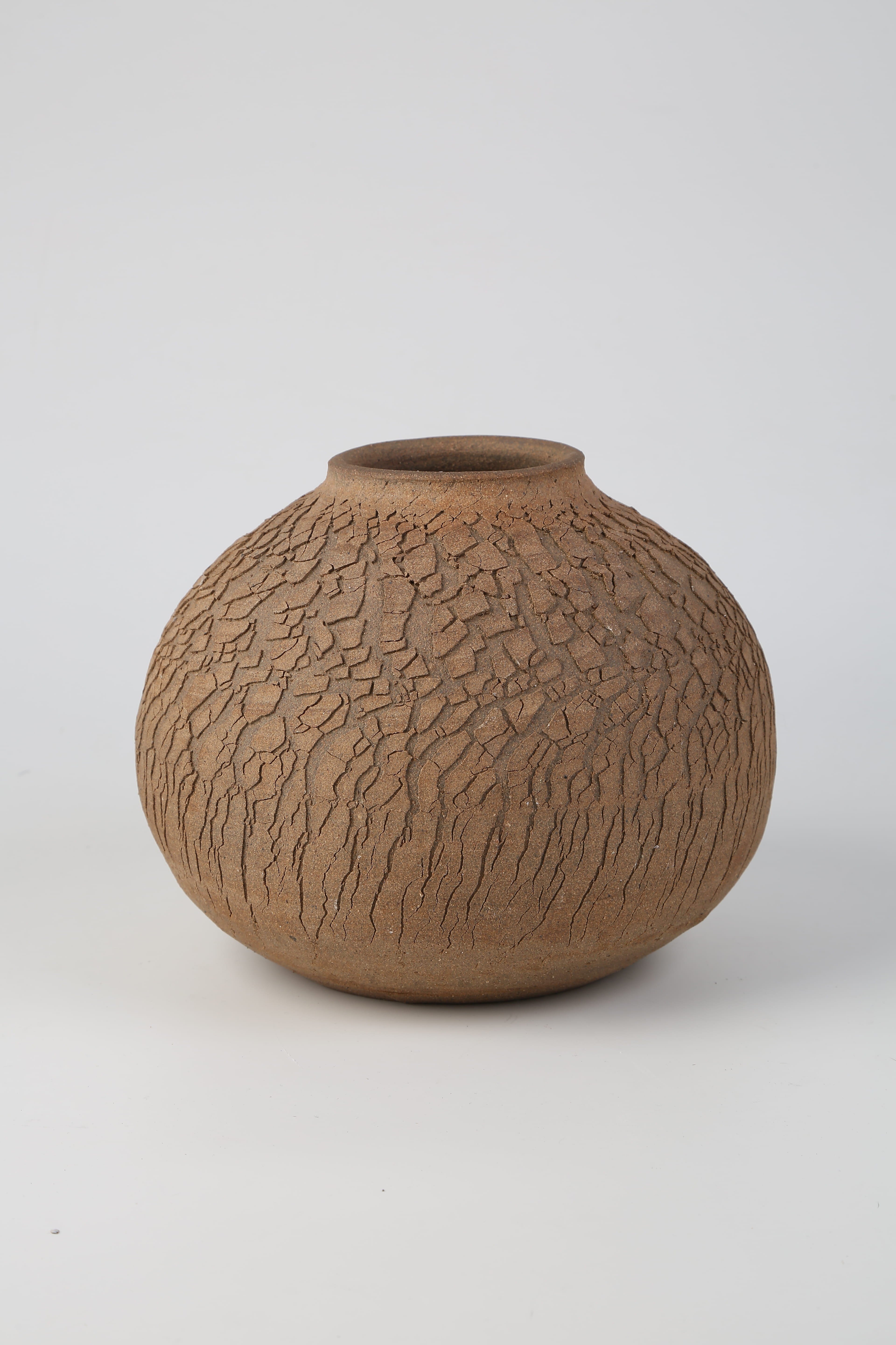 Vitale Seramik Toprak Vazo 23*23*18 Cm