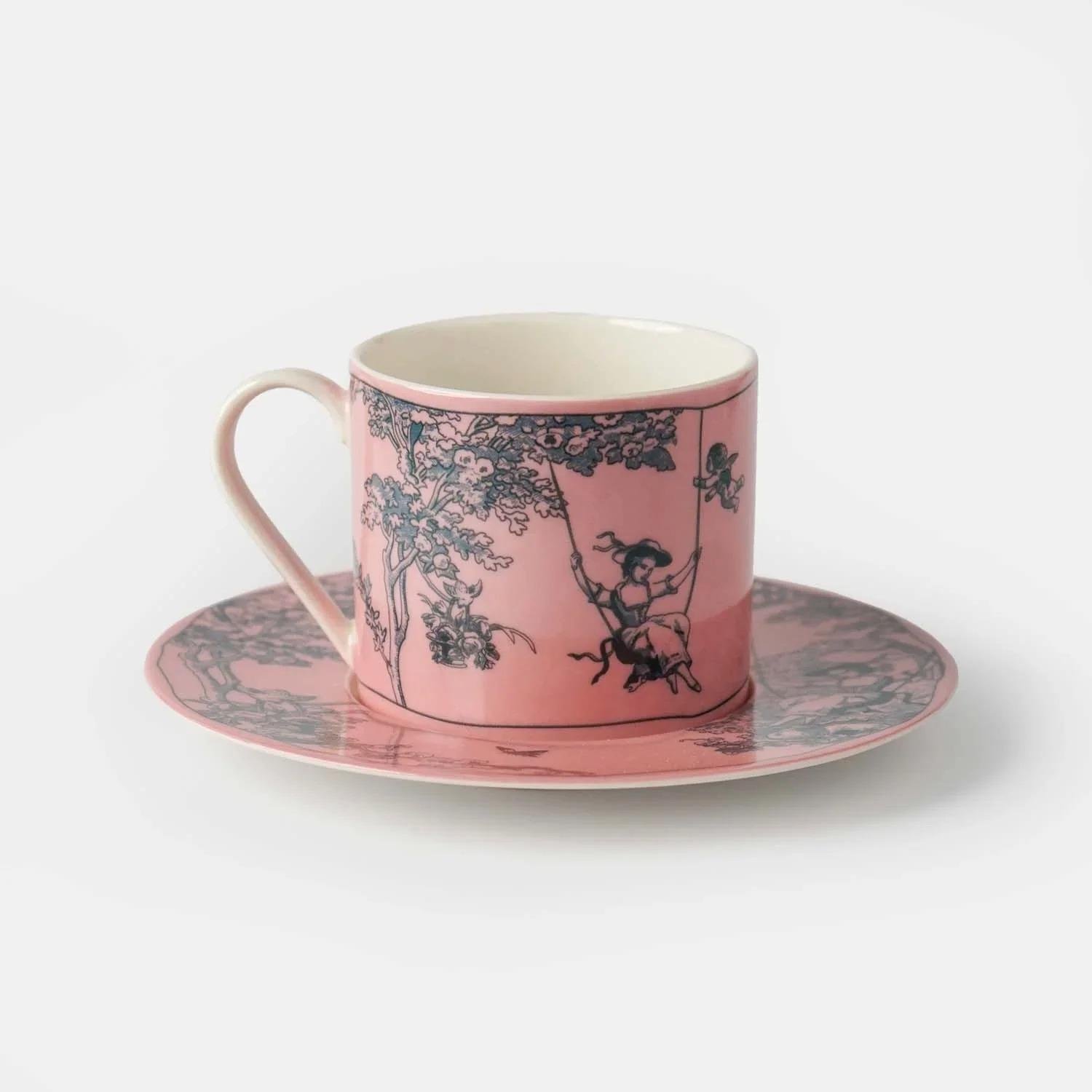 VİTELLİ TİMELESS COLLECTİON PEMBE ÇAY FİNCANI