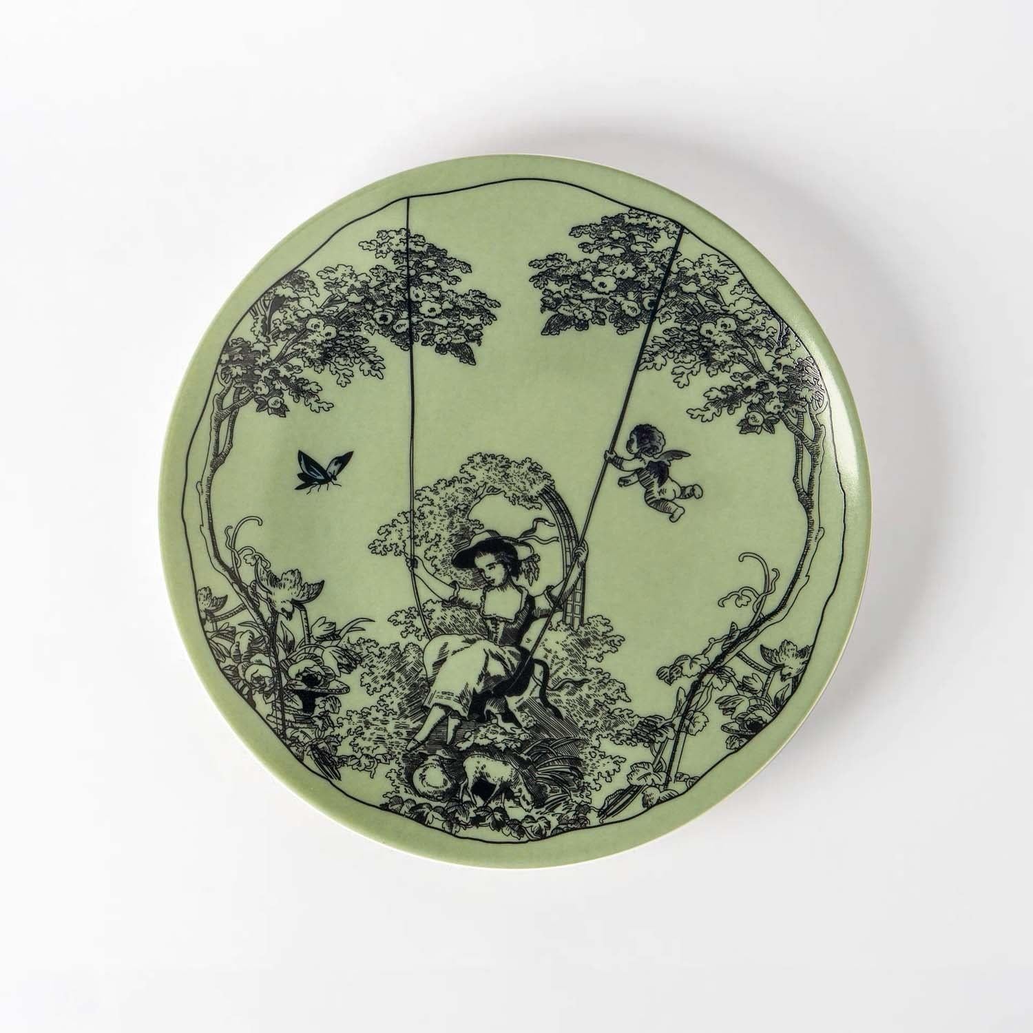 VİTELLİ TİMELESS COLLECTİON YEŞİL 25 CM PORSELEN TABAK