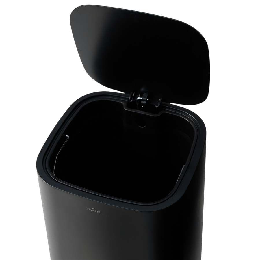 Vivarel Vera Çöp Kovası- Mat Siyah 30 L
