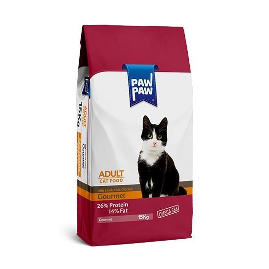 PawPaw 15 Kg Yetişkin Kedi Maması Gurme