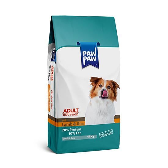 PawPaw 15 Kg Yetişkin Köpek Maması Kuzu Pirinçli