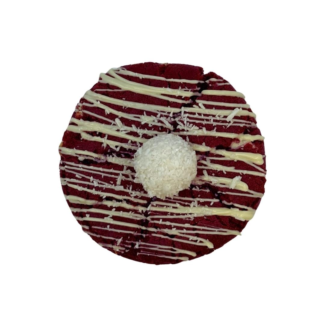 Red Velvet Raffaello Cookie