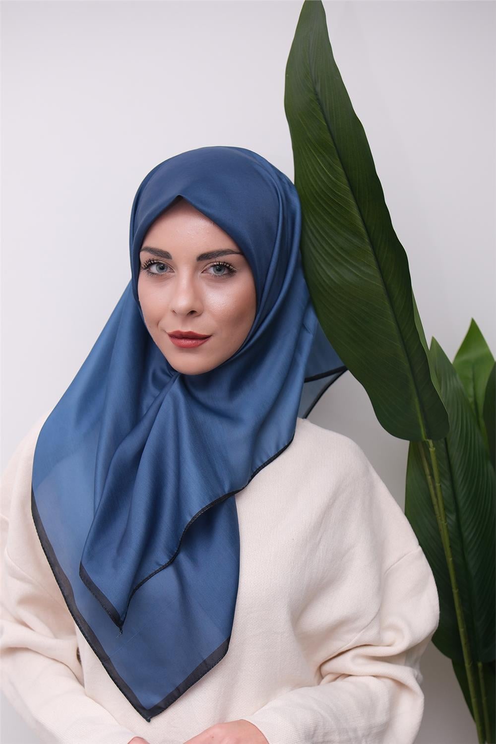 Degrade Desen Dijital Soft Eşarp