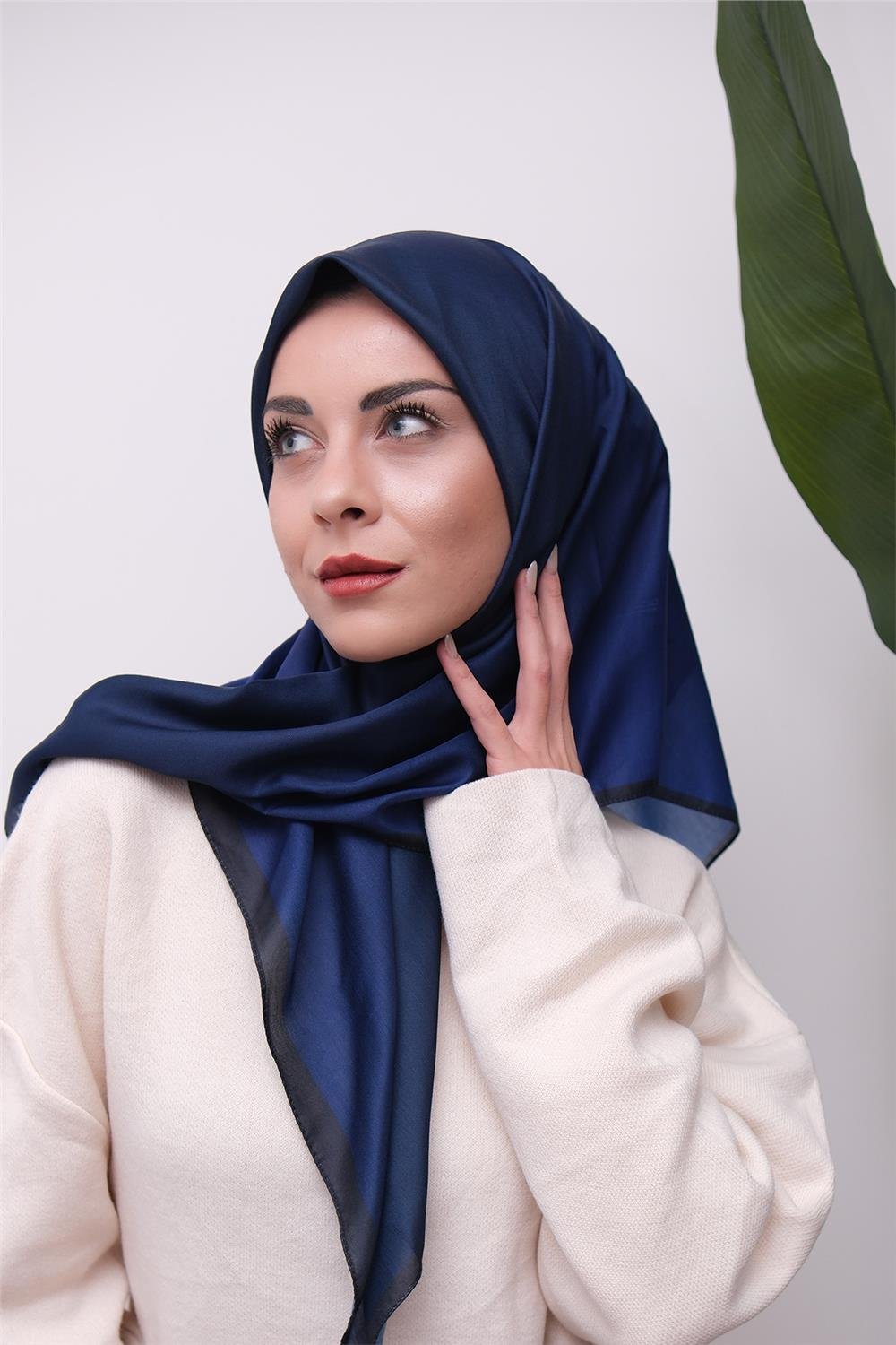 Degrade Desen Dijital Soft Eşarp