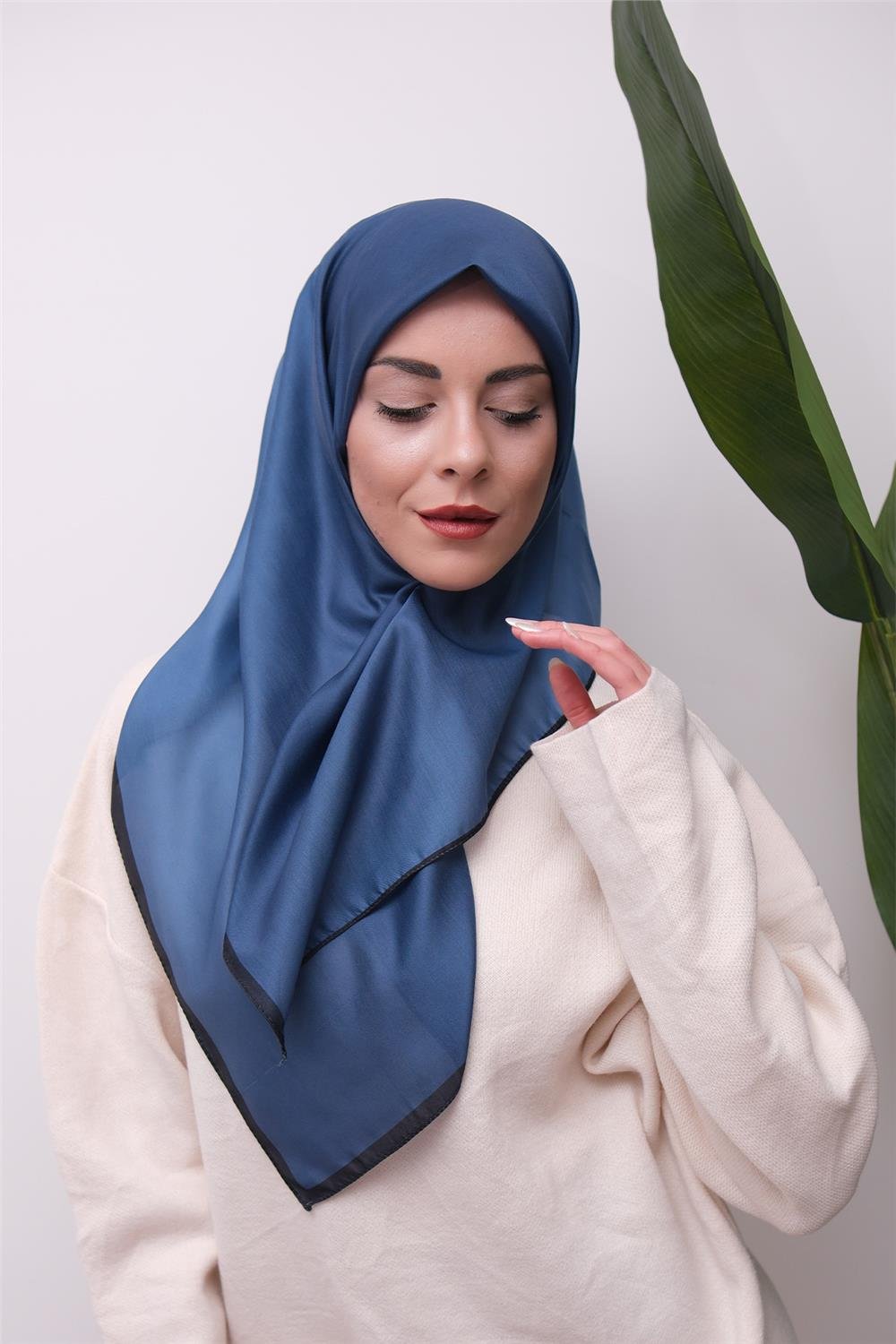Degrade Desen Dijital Soft Eşarp