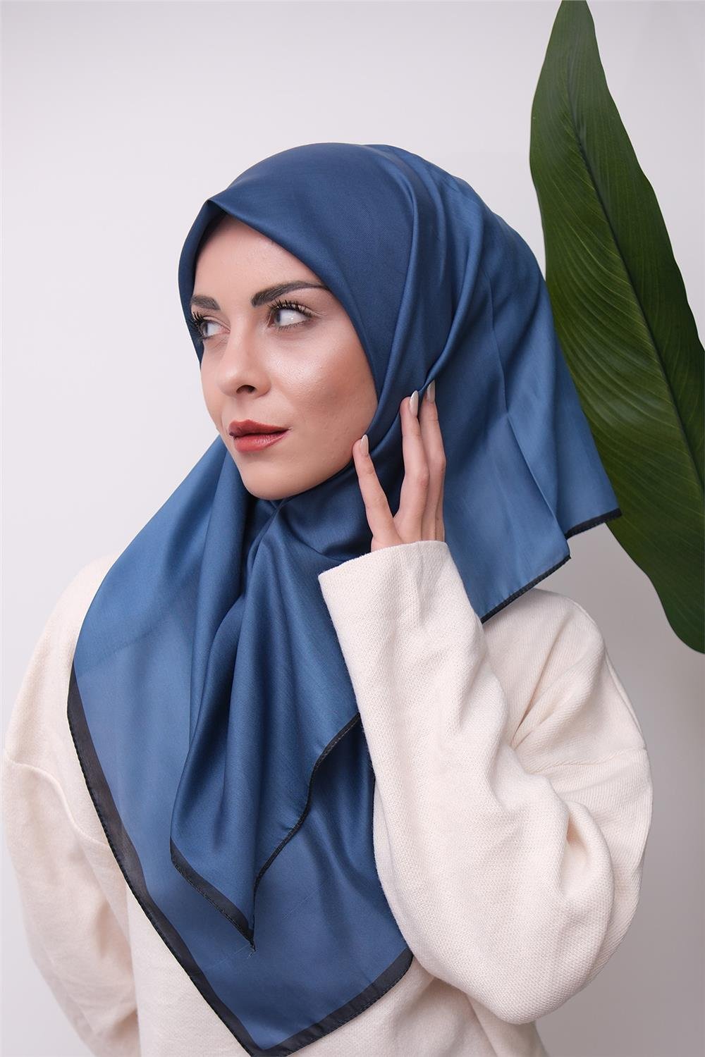 Degrade Desen Dijital Soft Eşarp