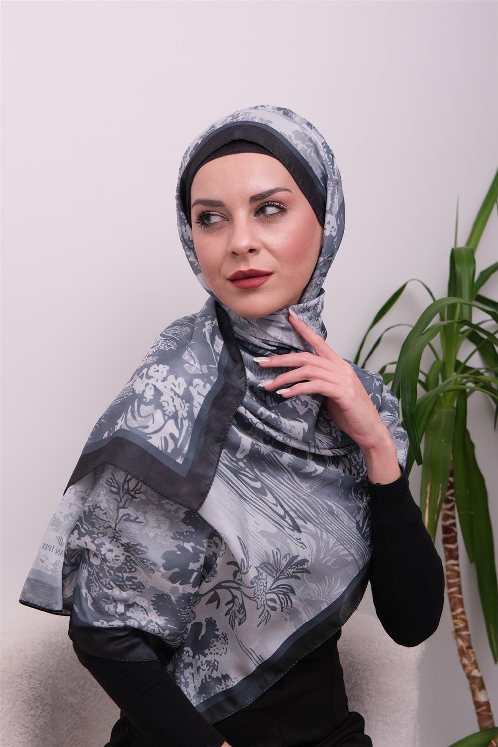 Opal Harmony Desenli Dijital Soft Şal