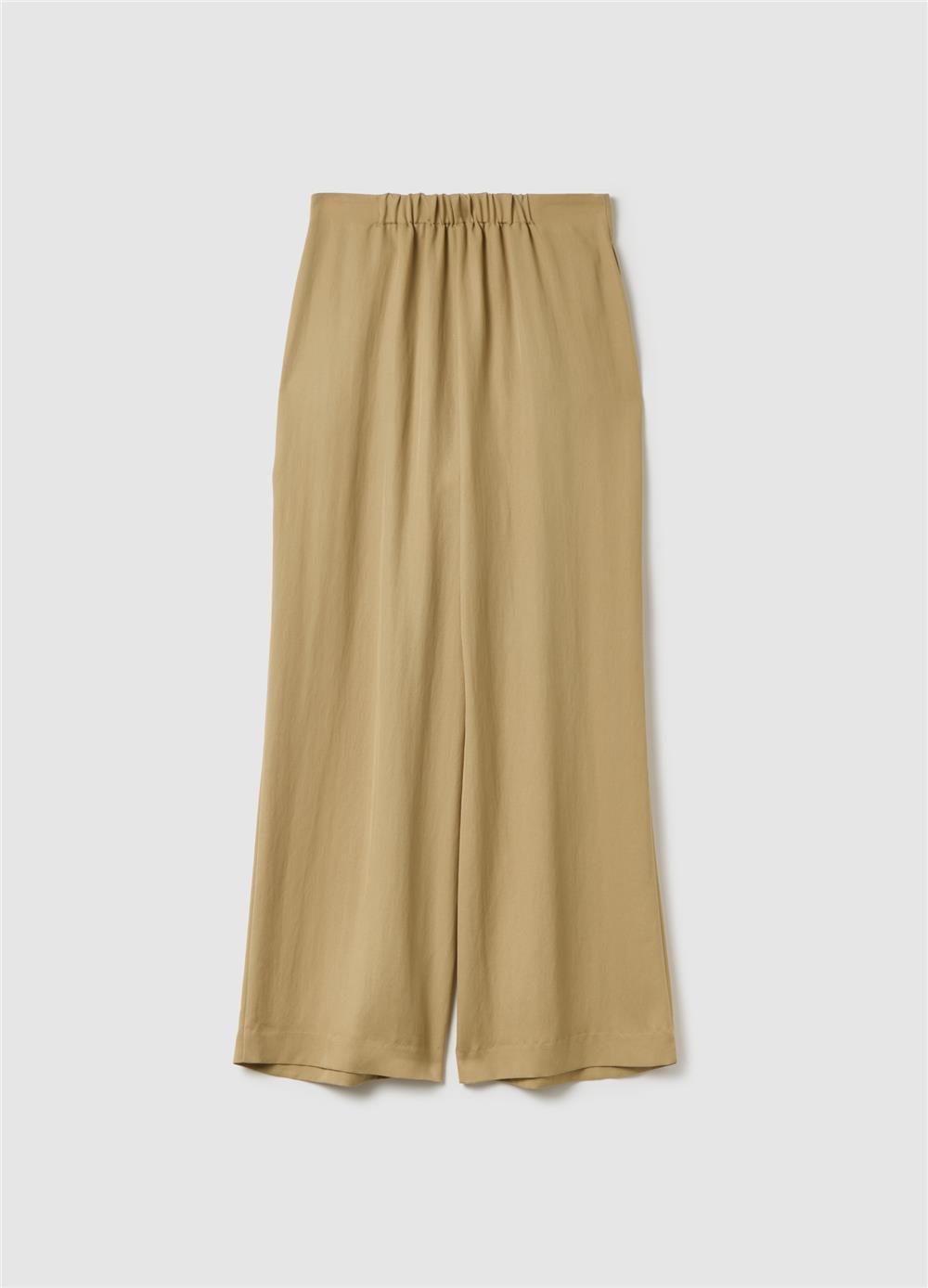 Bej Lyocell Pantolon