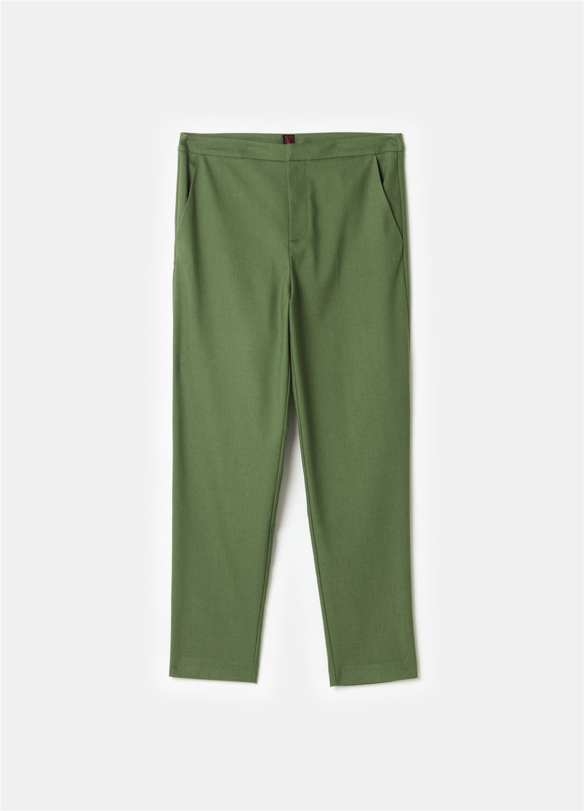Bilek Boy Yeşil Chino Pantolon