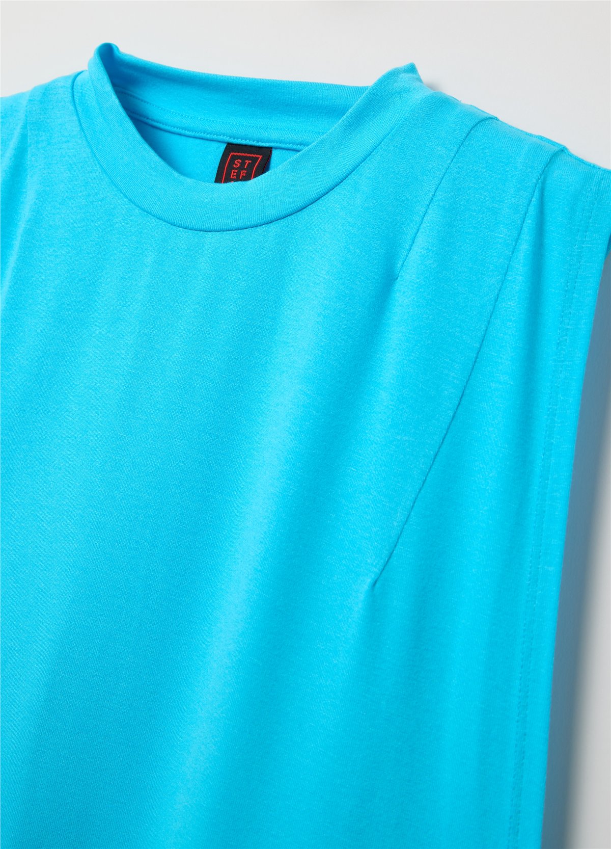 Boxy Fit Mavi Atlet