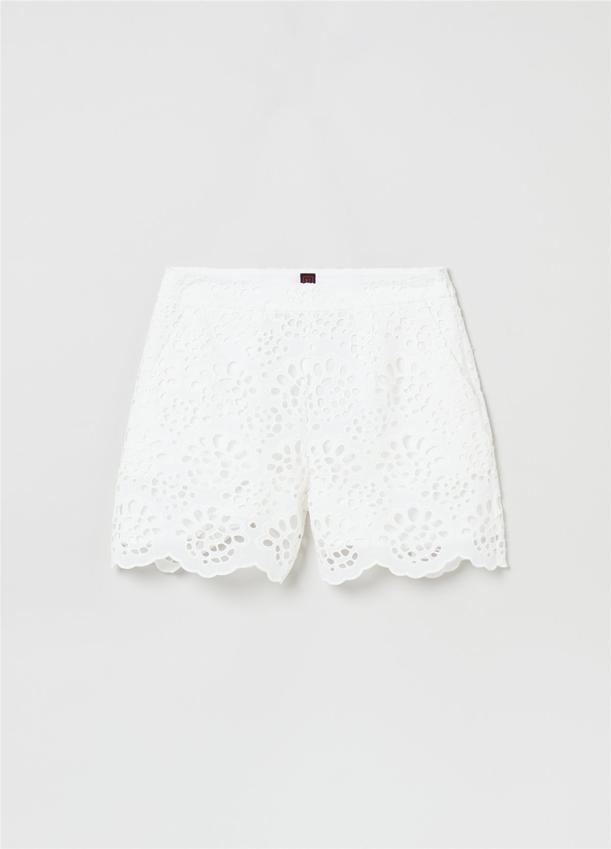 Broderie Anglaise Beyaz Şort