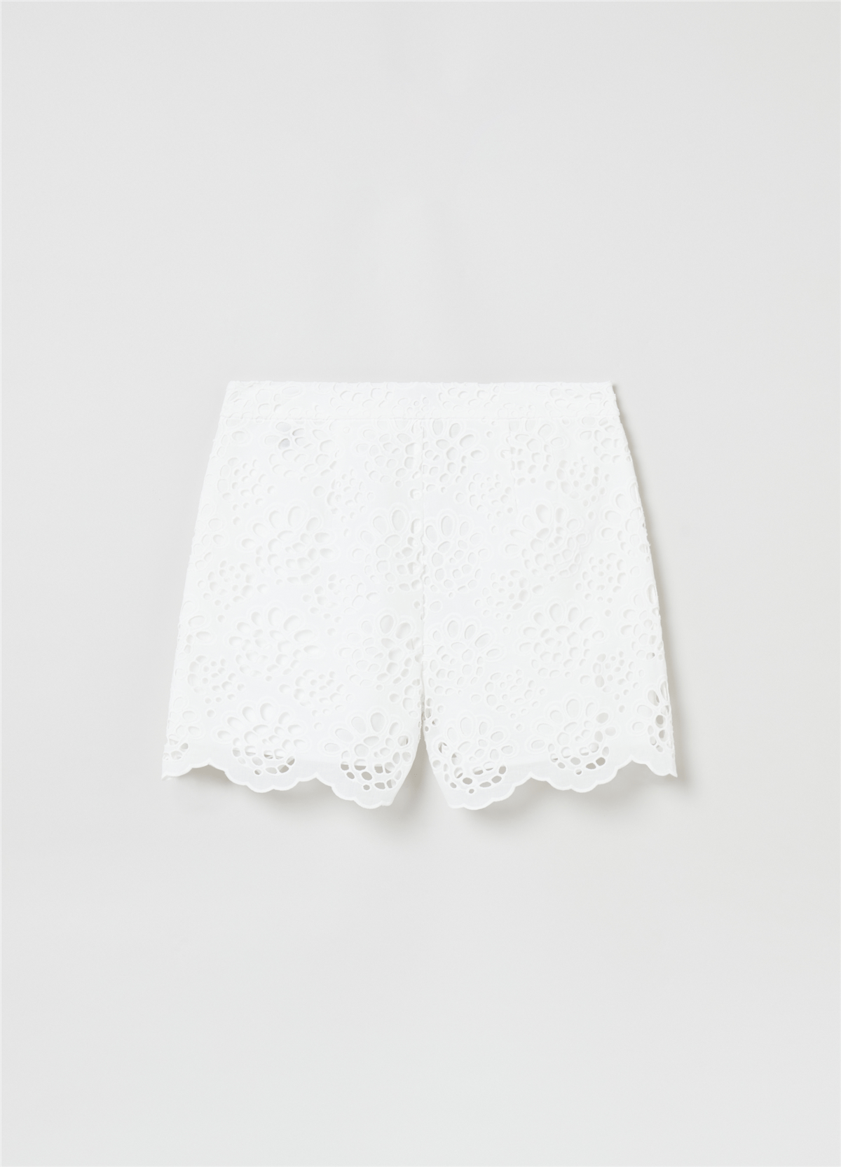Broderie Anglaise Beyaz Şort
