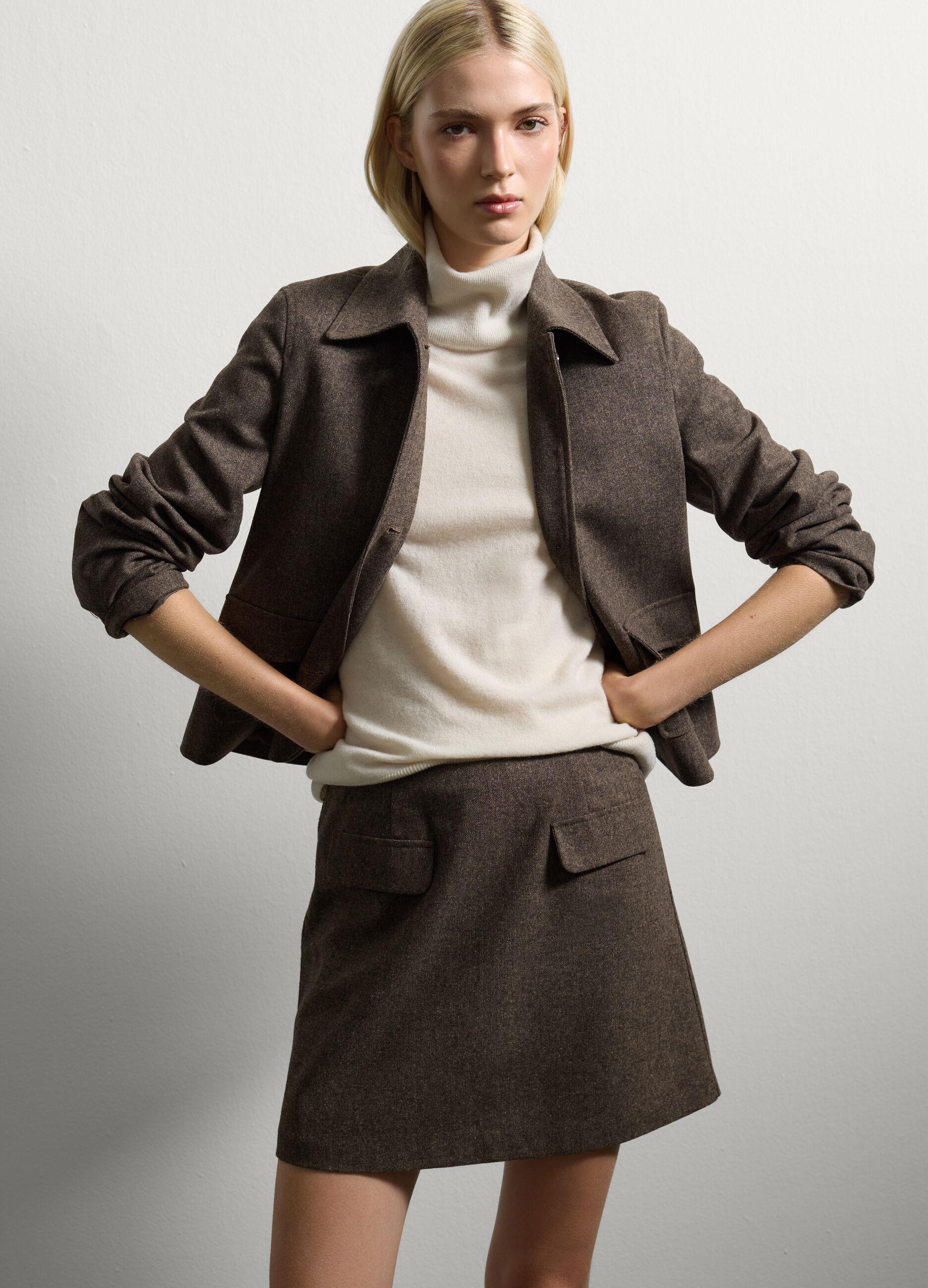 Düz Kesim Blazer Ceket