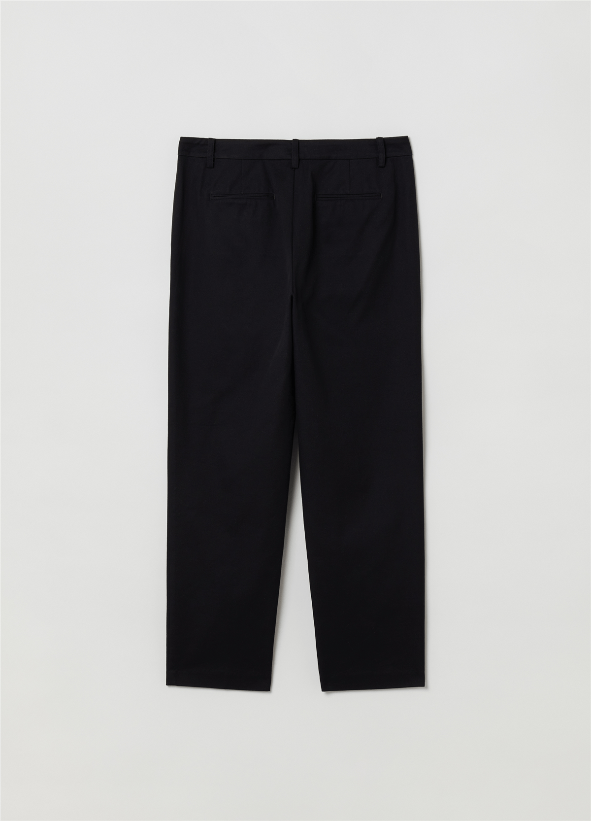 Esnek Fitilli Siyah Chino Pantolon