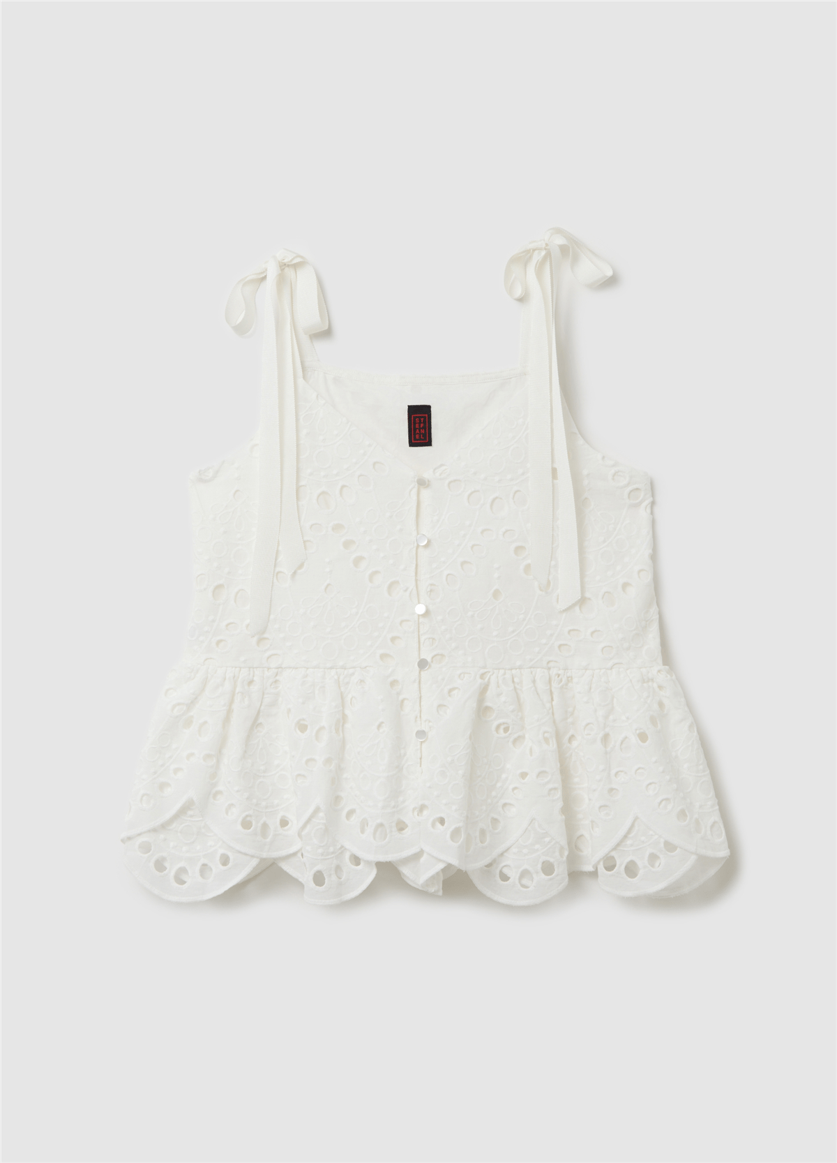 Fiyonk Detaylı Broderie Anglaise Üst