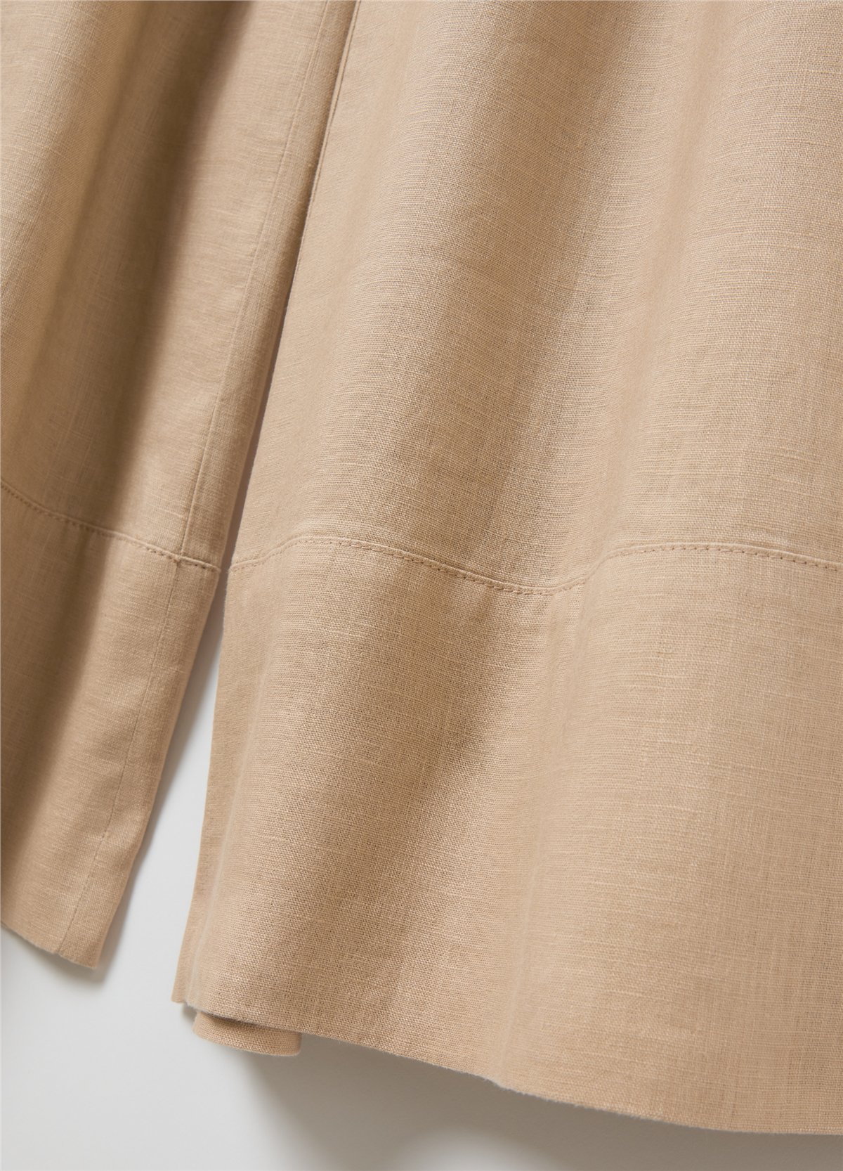Keten Jogger Bol Paça Bej Pantolon