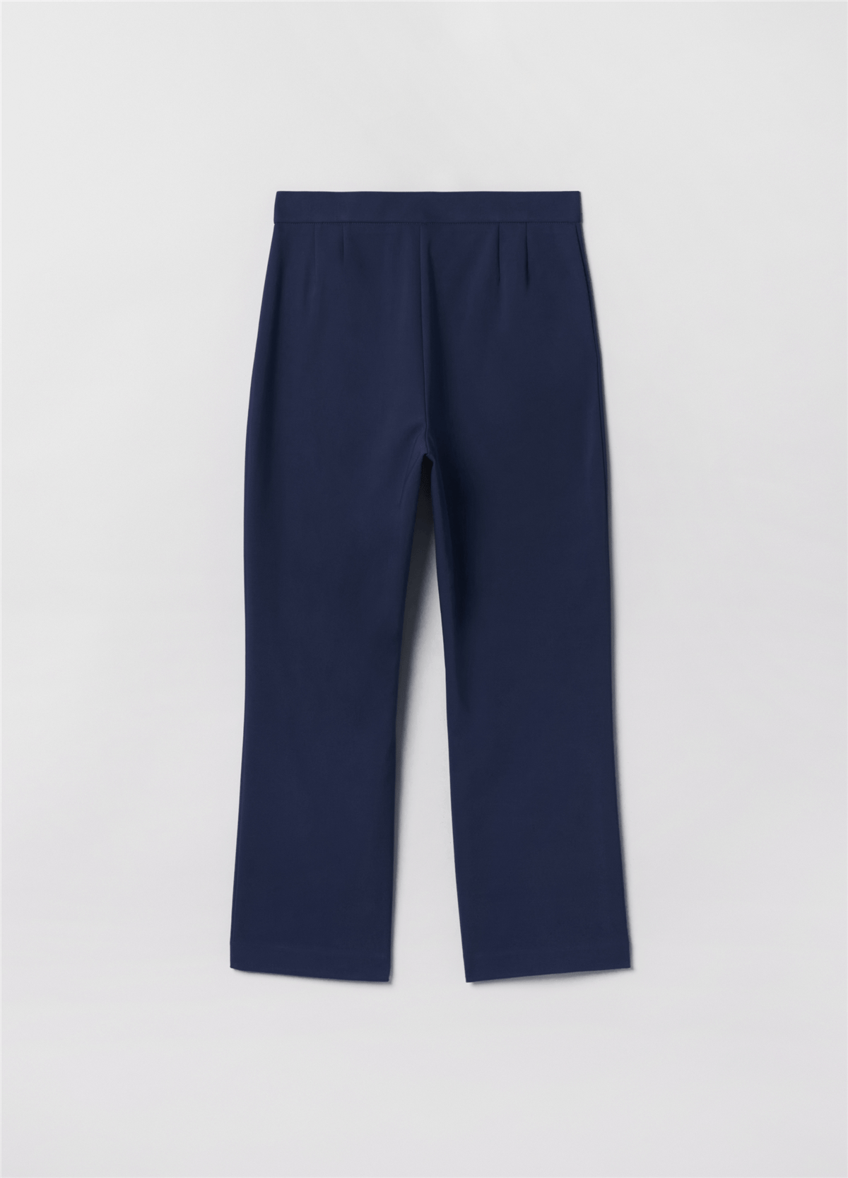 Kısa Lacivert Flare Pantolon