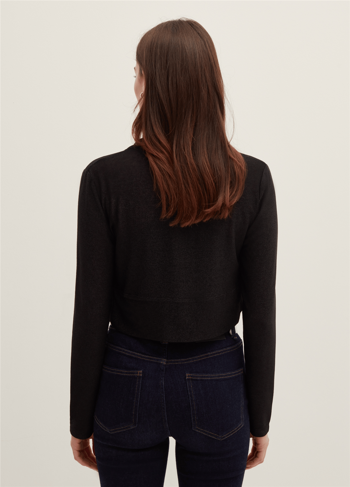 Lurex Siyah Bolero