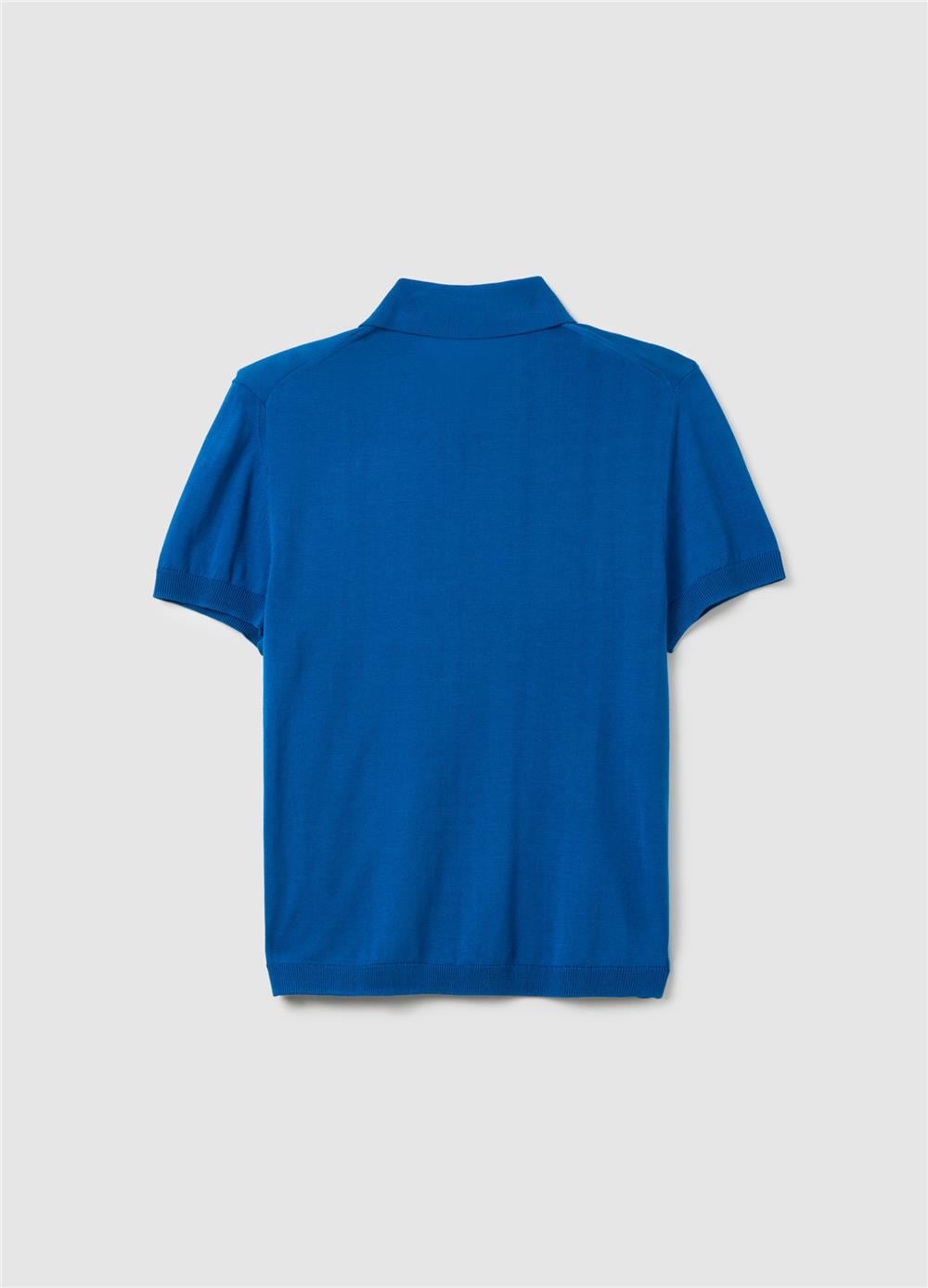 Mavi Düzenli Fit Lyocell Polo