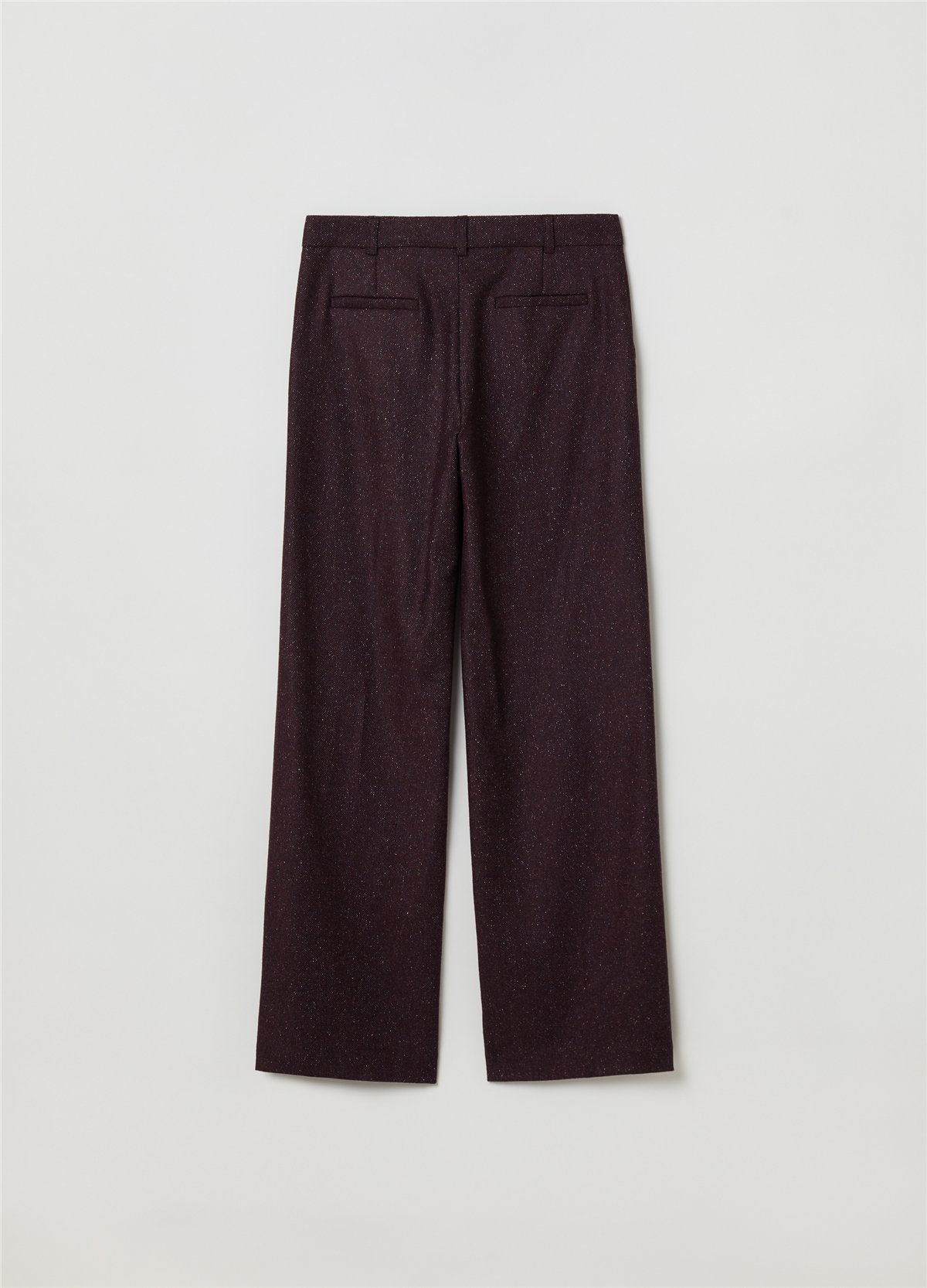 Melanj Tüvit Bordo Pantolon