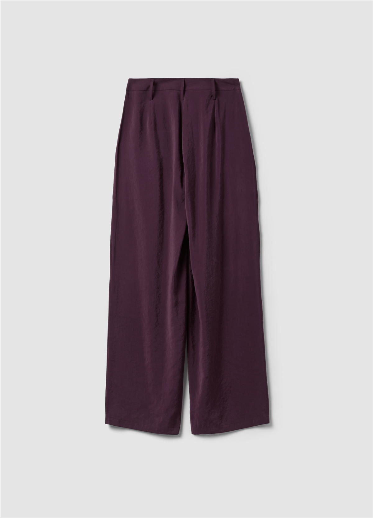 Modal Karışım Mor Bol Paça Pantolon