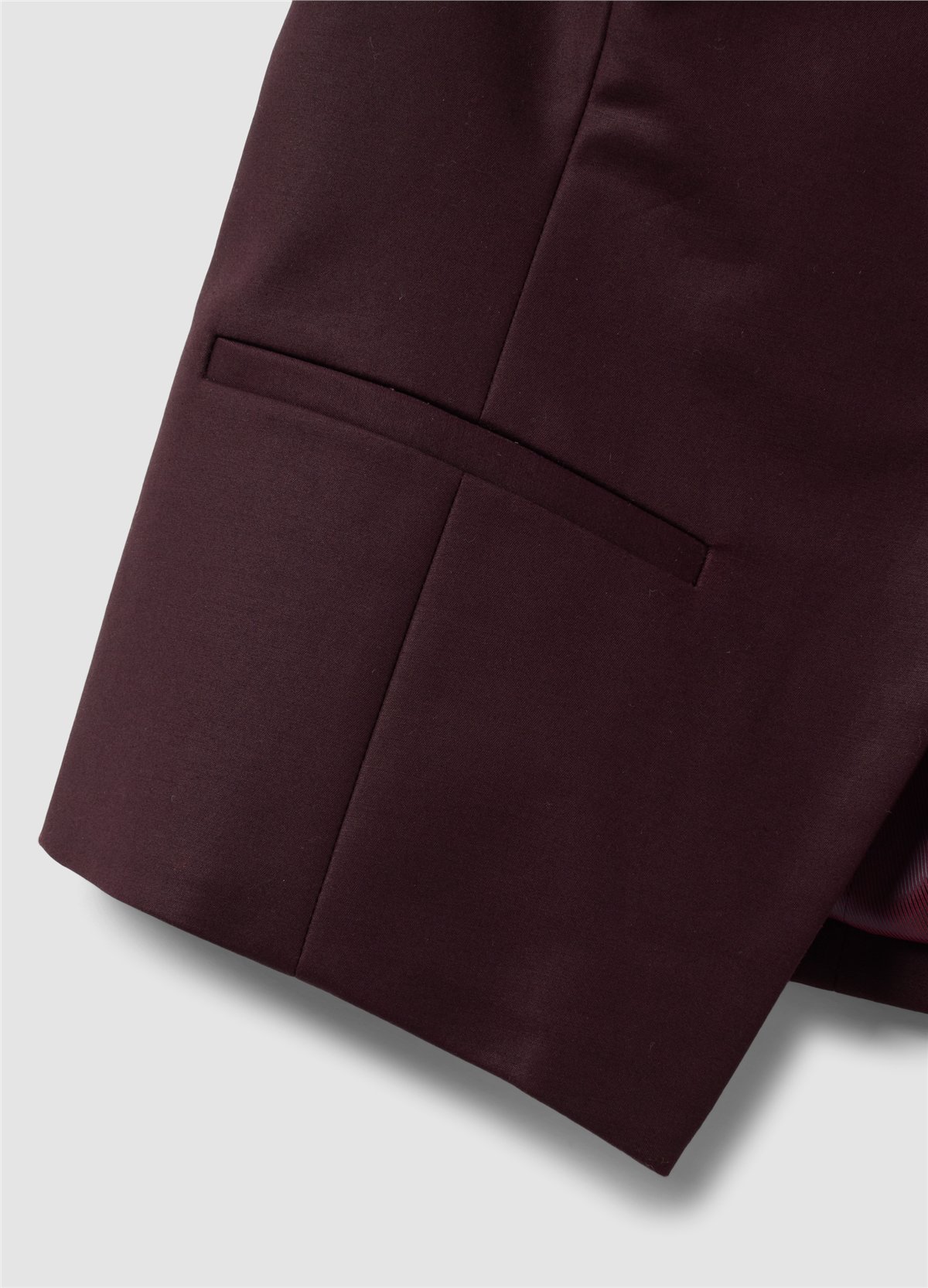 Mor Renk Slim Fit Esnek Pamuklu Yelek