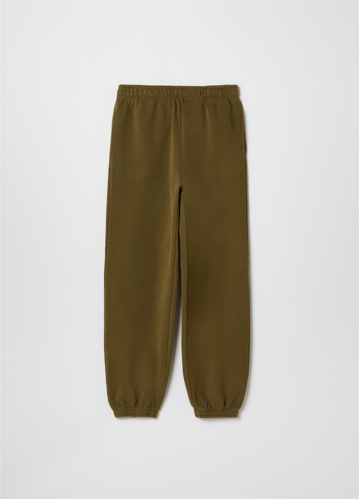 Peluş Haki Jogger Pantolon