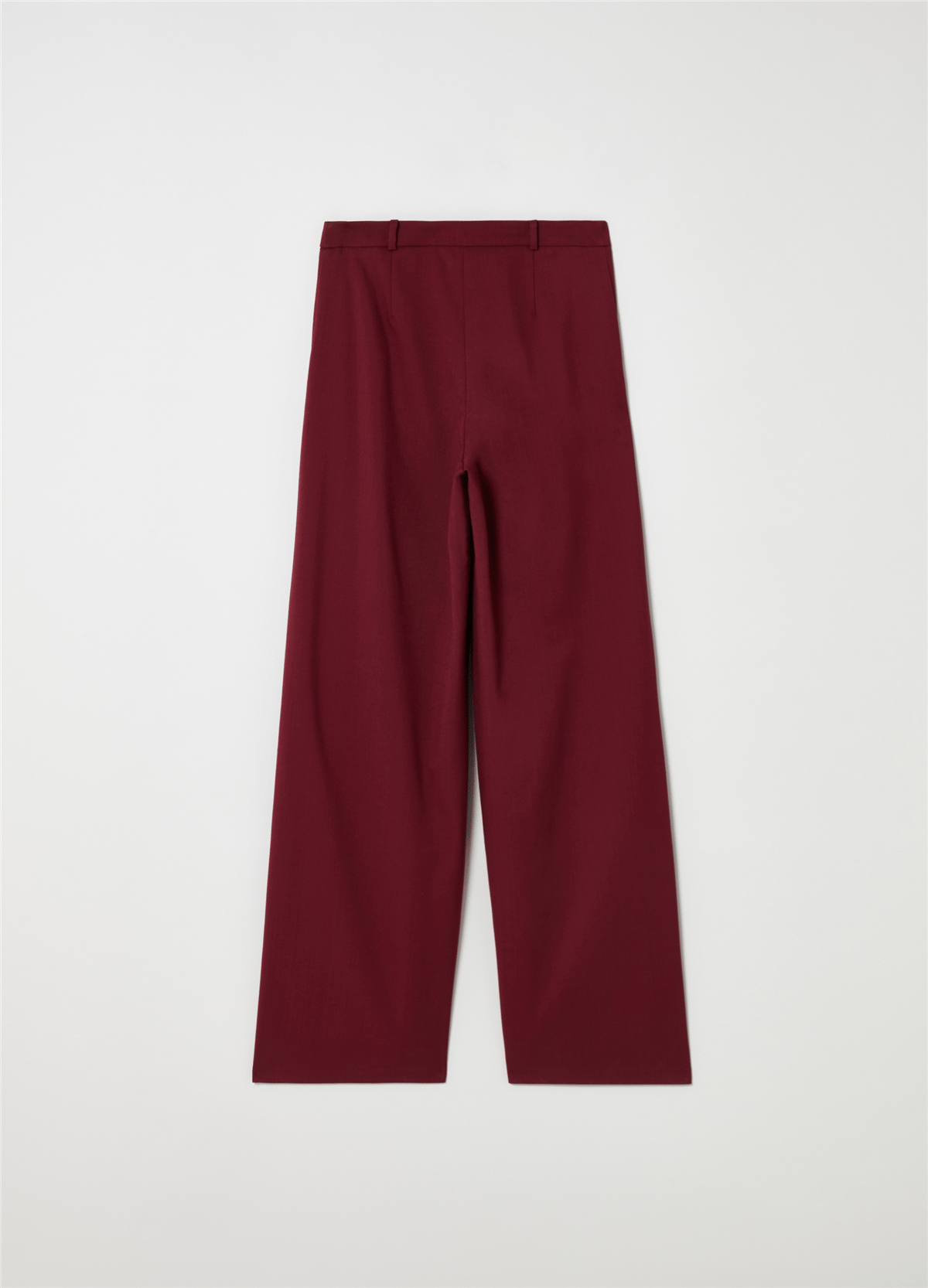 Pensli Bol Kesim Bordo Pantolon