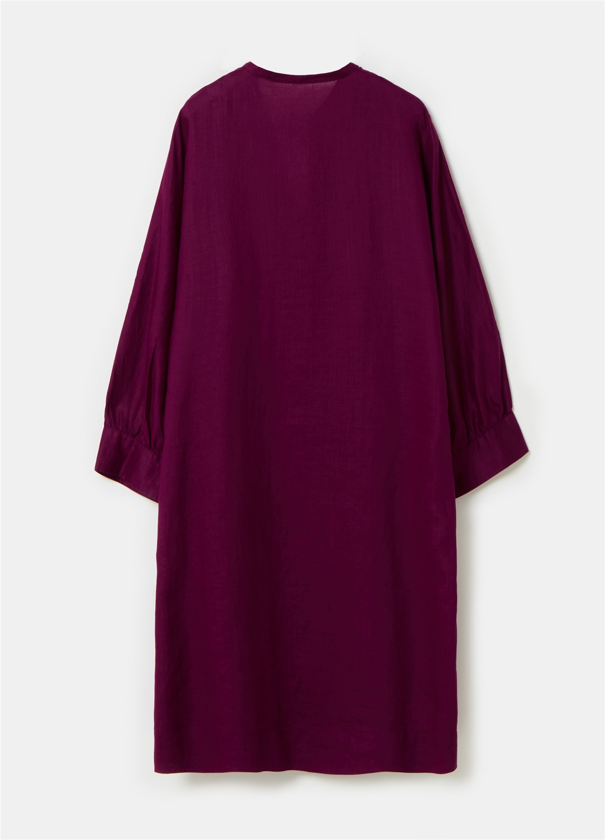 Rami Kumaş Mor Kaftan Elbise