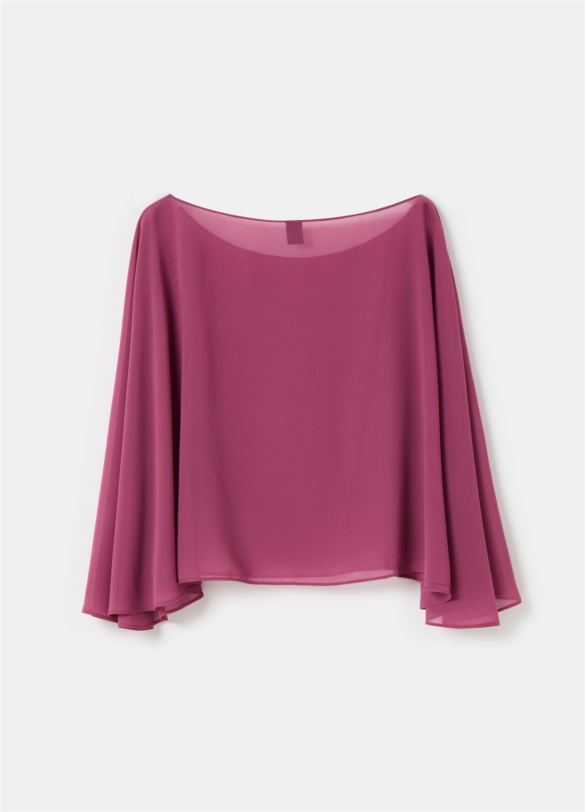 Şifon Mor Bolero