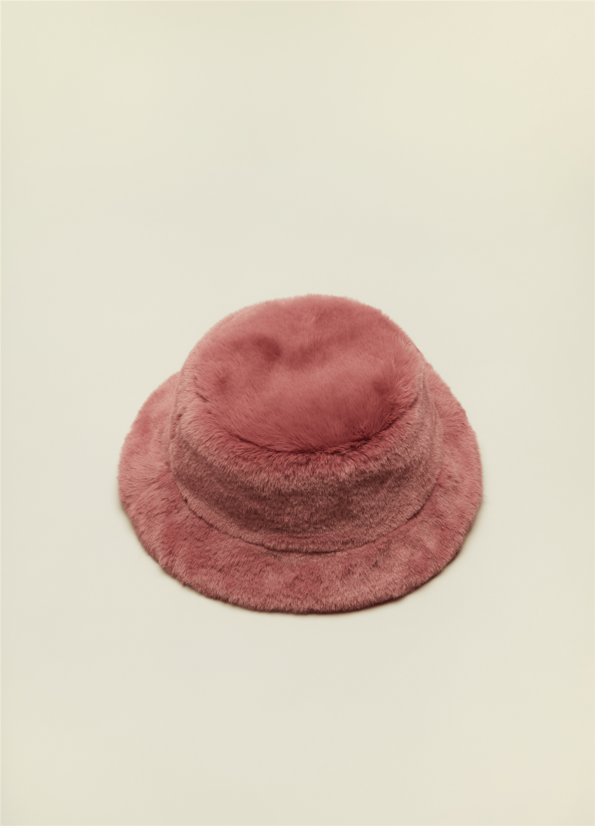 Suni Kürk Pembe Şapka