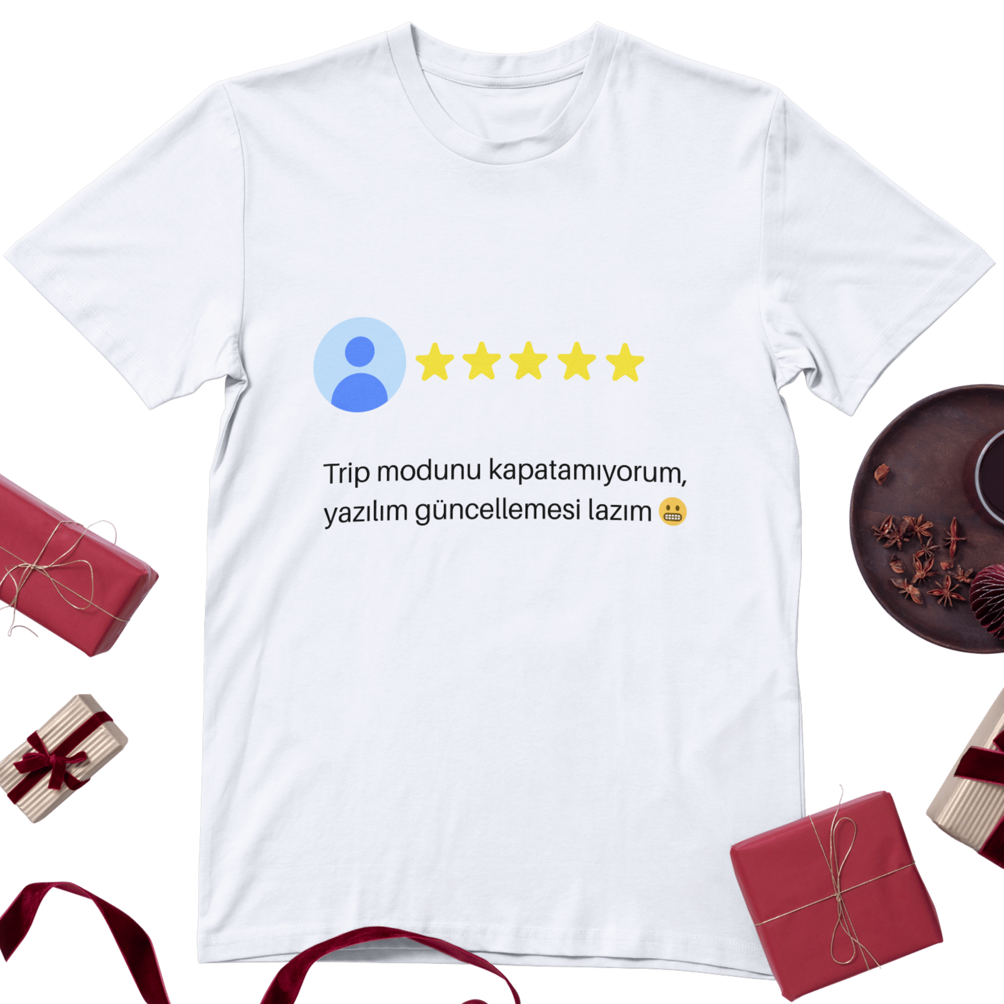 Kadın Sevgiliye Eşe Esprili Yorumlu Eğlenceli Hediyelik Beyaz Tişört